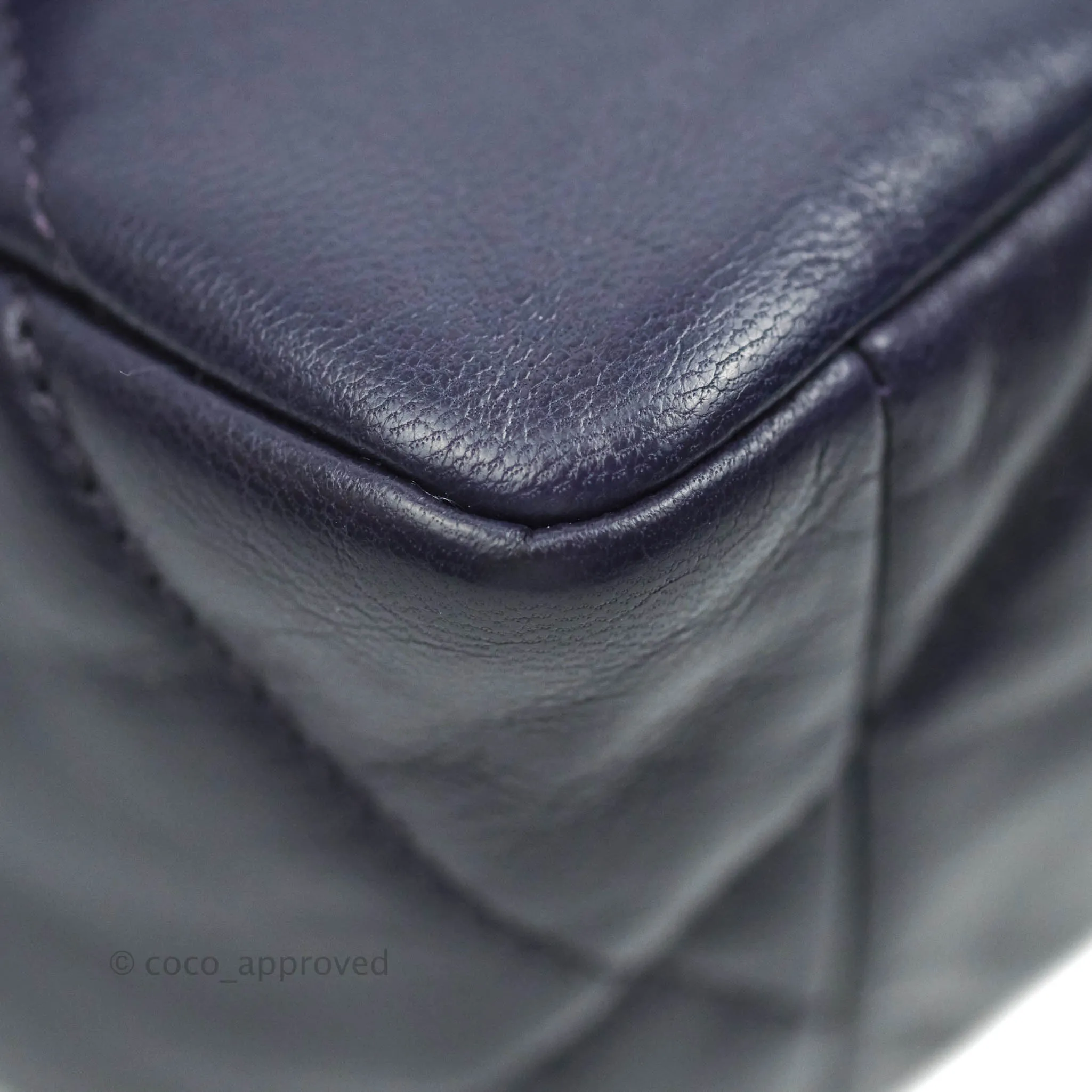 Chanel 19 Small Dark Purple Mixed Hardware