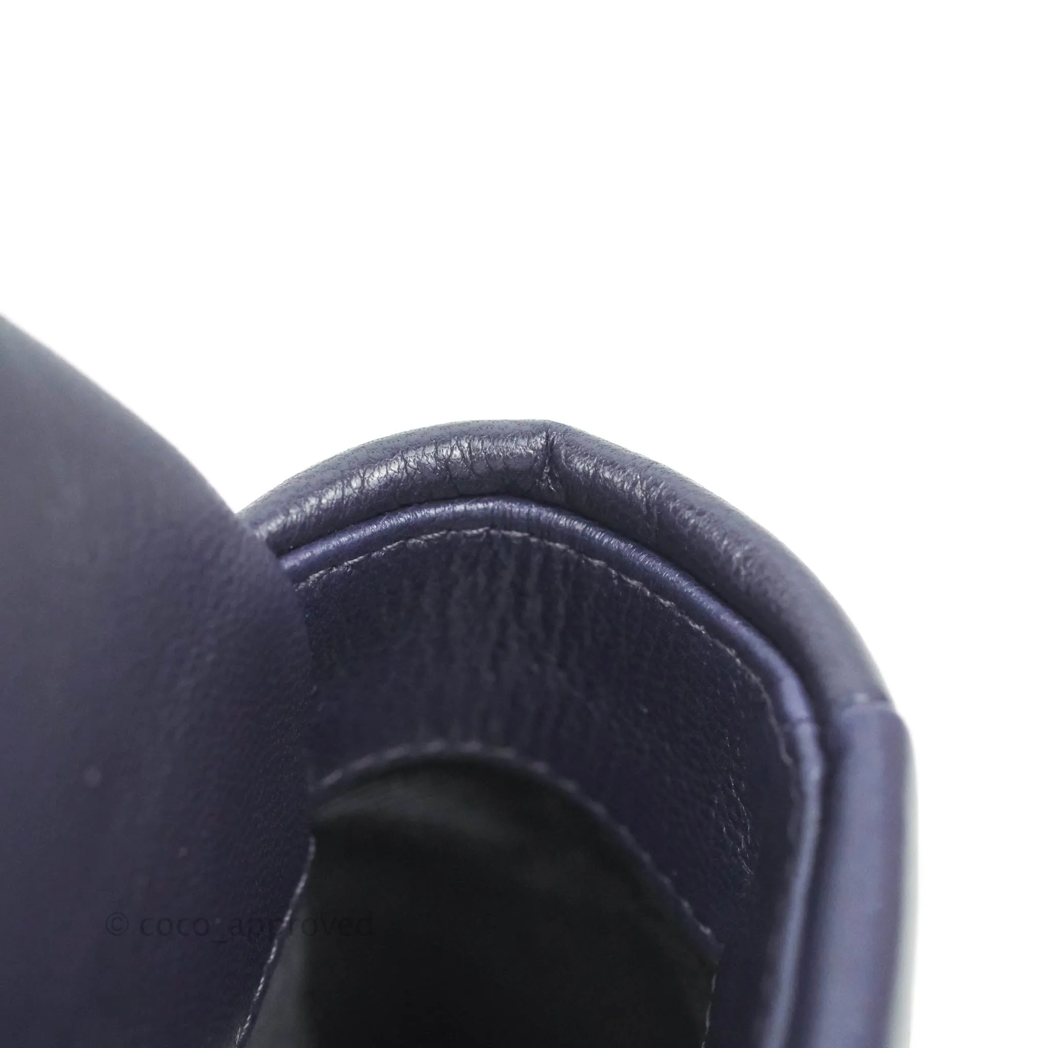 Chanel 19 Small Dark Purple Mixed Hardware