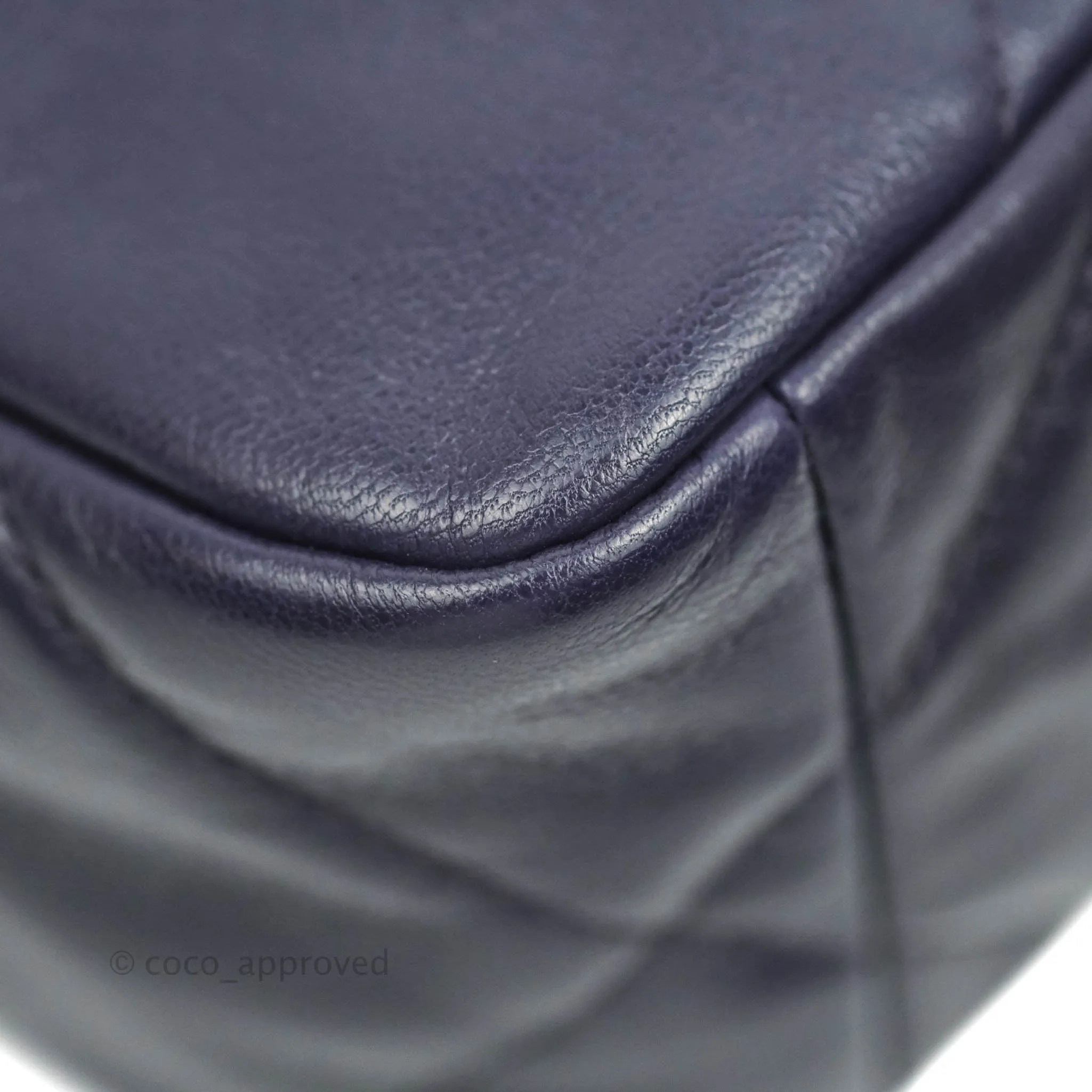 Chanel 19 Small Dark Purple Mixed Hardware