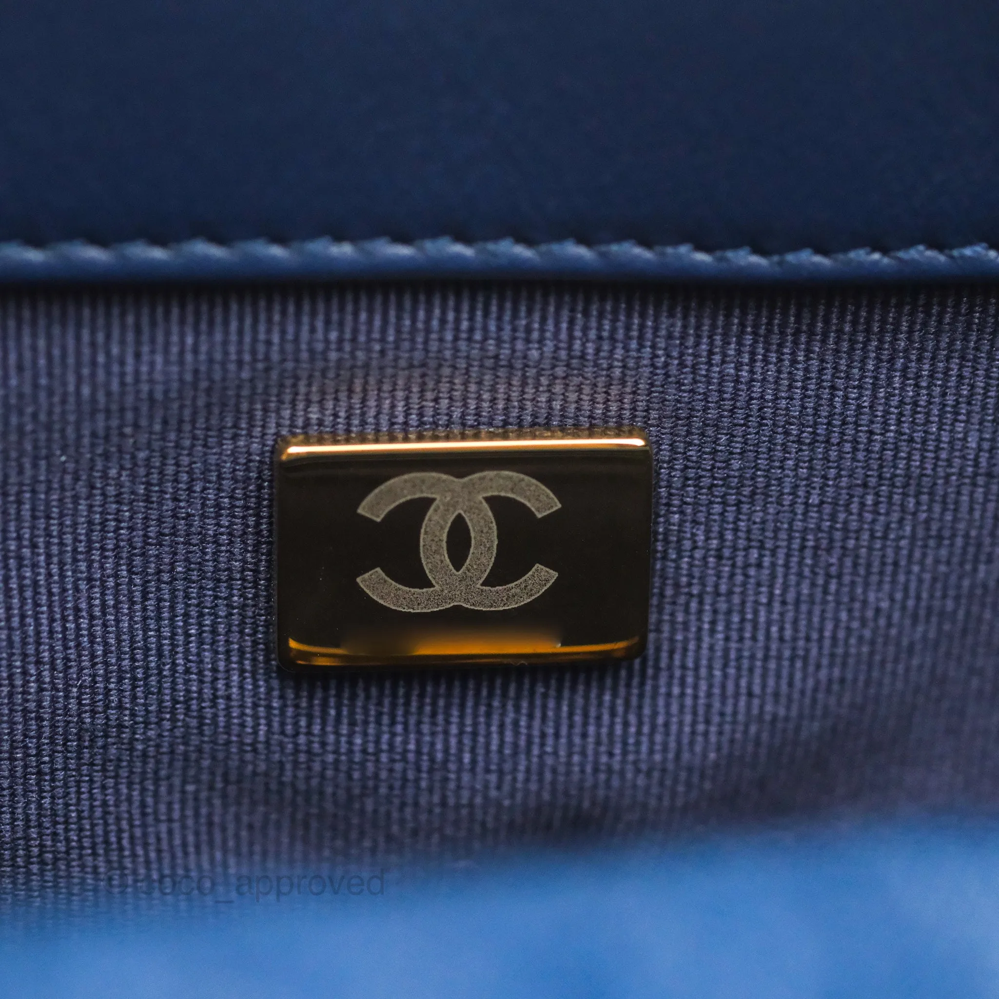 Chanel 19 Small Denim Fabric Mixed Hardware 22P
