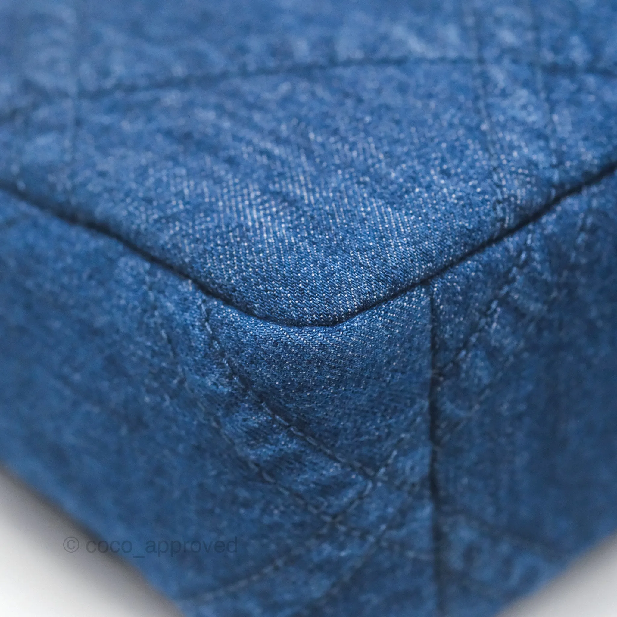 Chanel 19 Small Denim Fabric Mixed Hardware 22P
