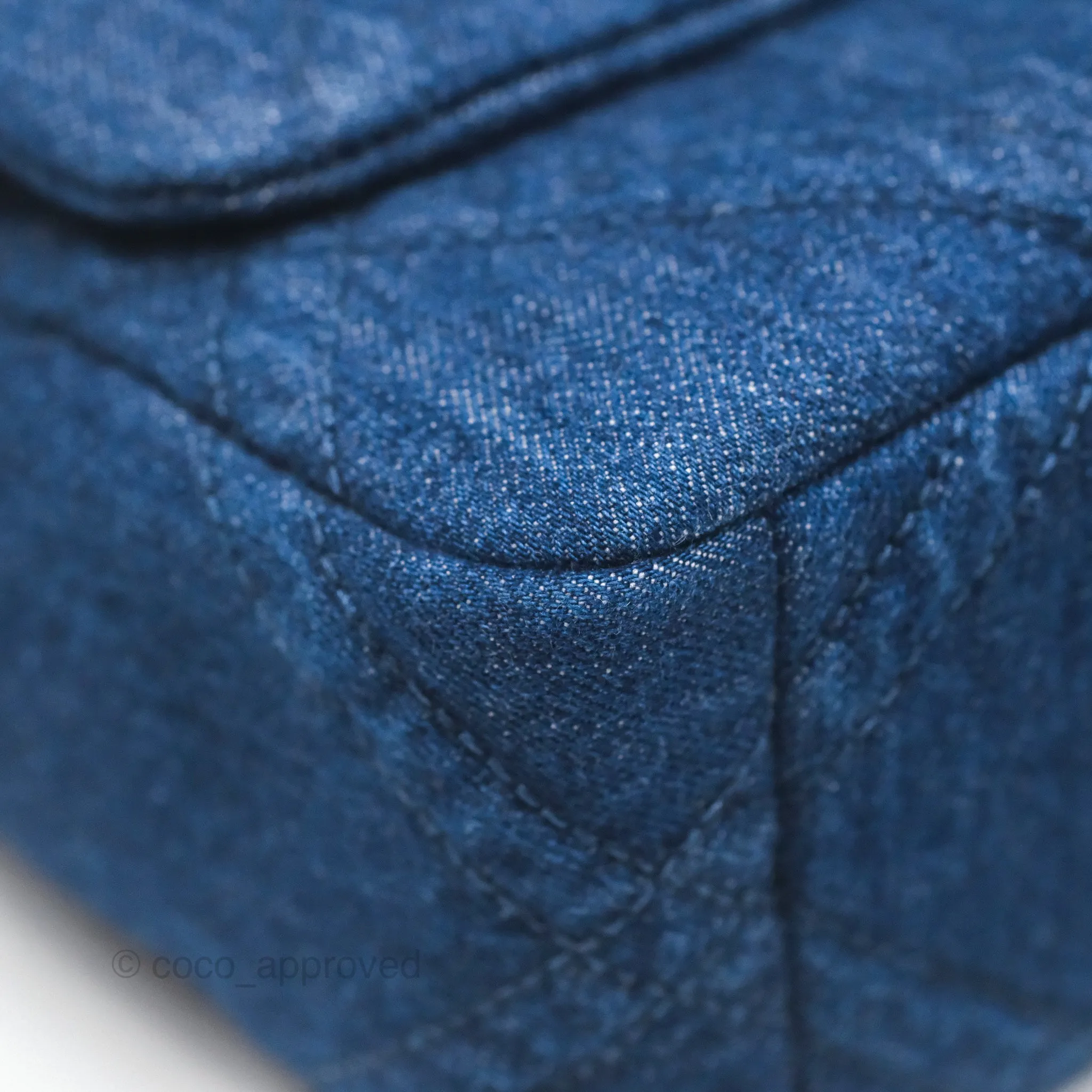 Chanel 19 Small Denim Fabric Mixed Hardware 22P