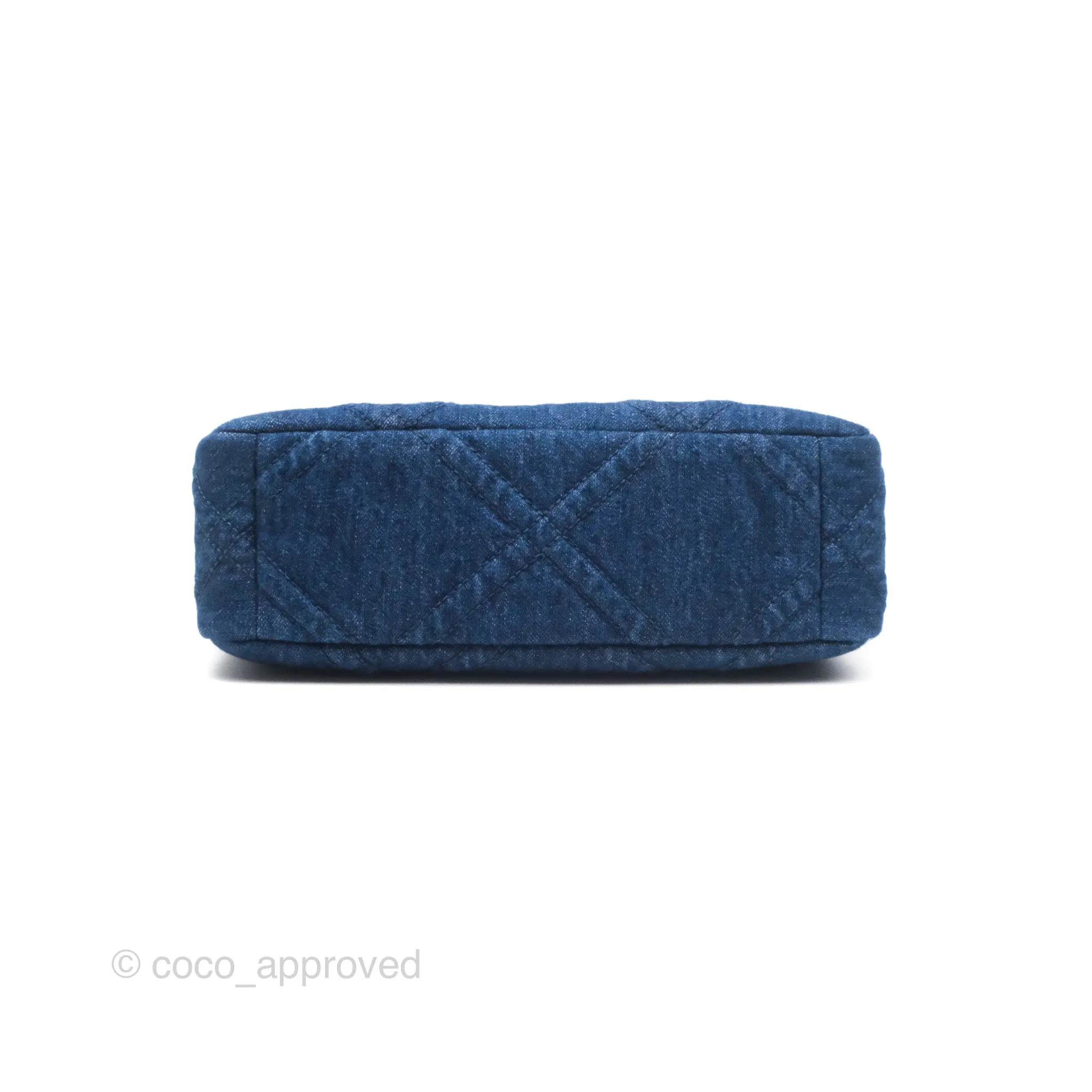 Chanel 19 Small Denim Fabric Mixed Hardware 22P