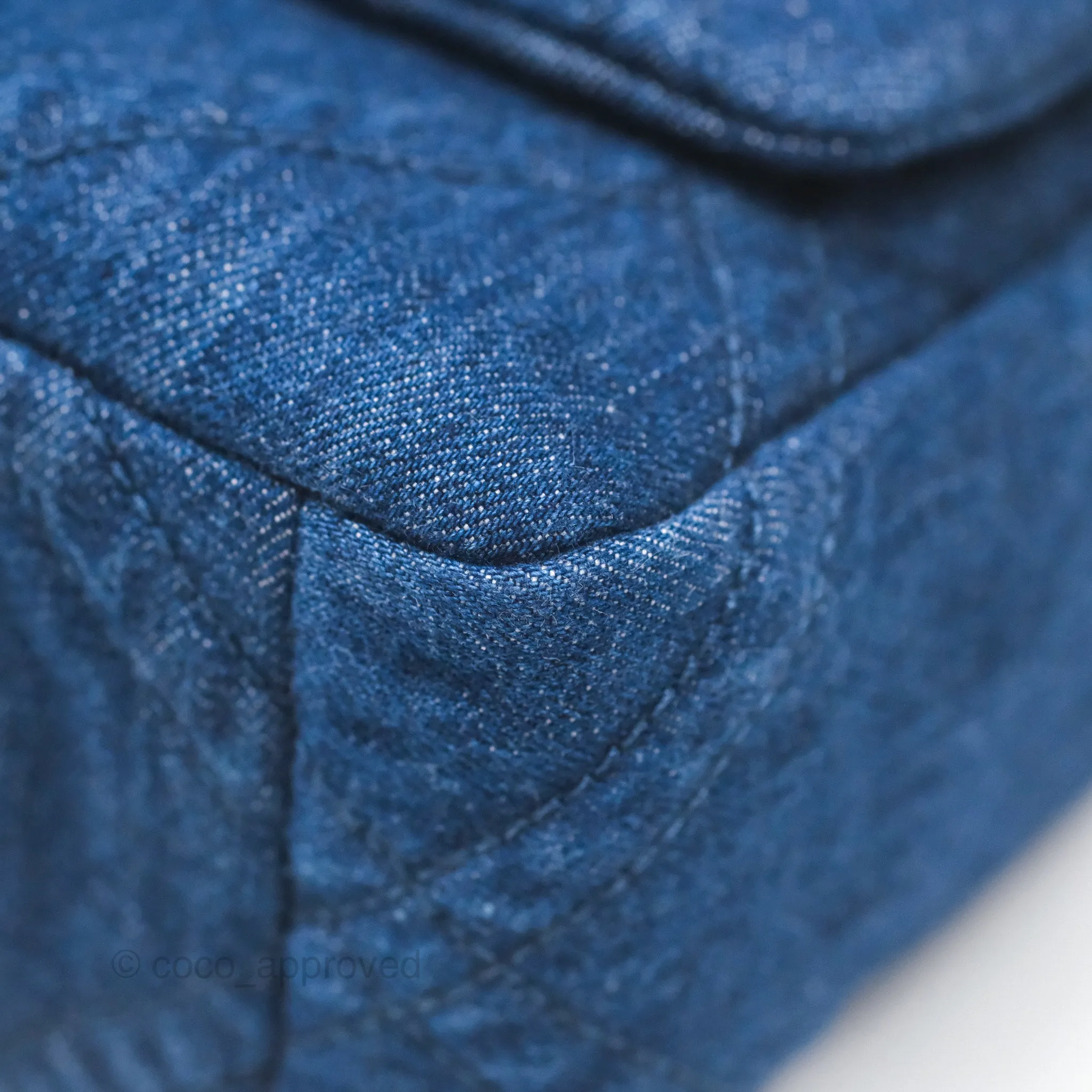 Chanel 19 Small Denim Fabric Mixed Hardware 22P