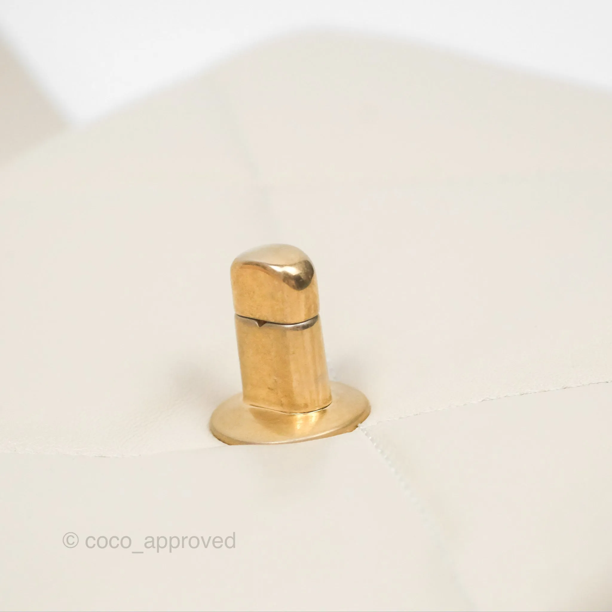 Chanel 19 Small Ivory Mixed Hardware