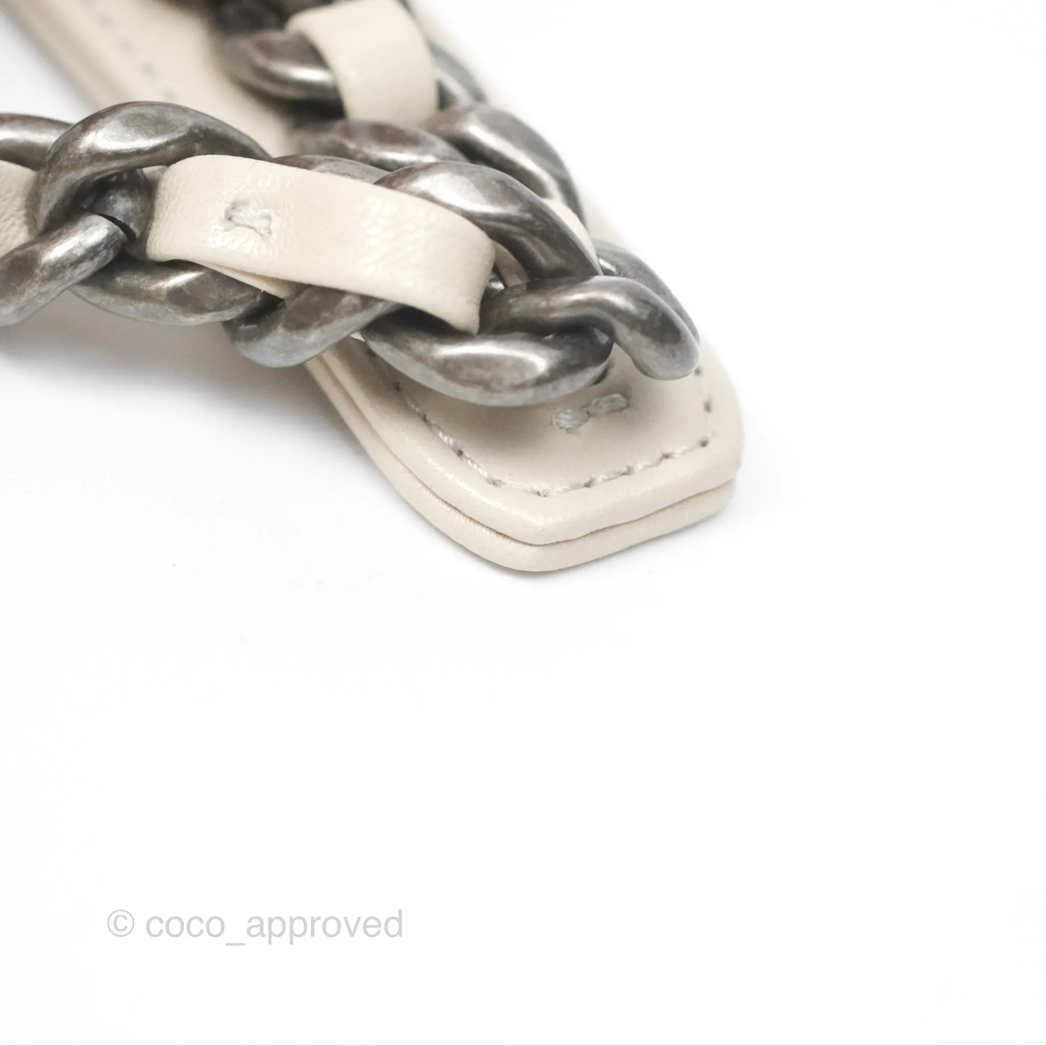 Chanel 19 Small Ivory Mixed Hardware