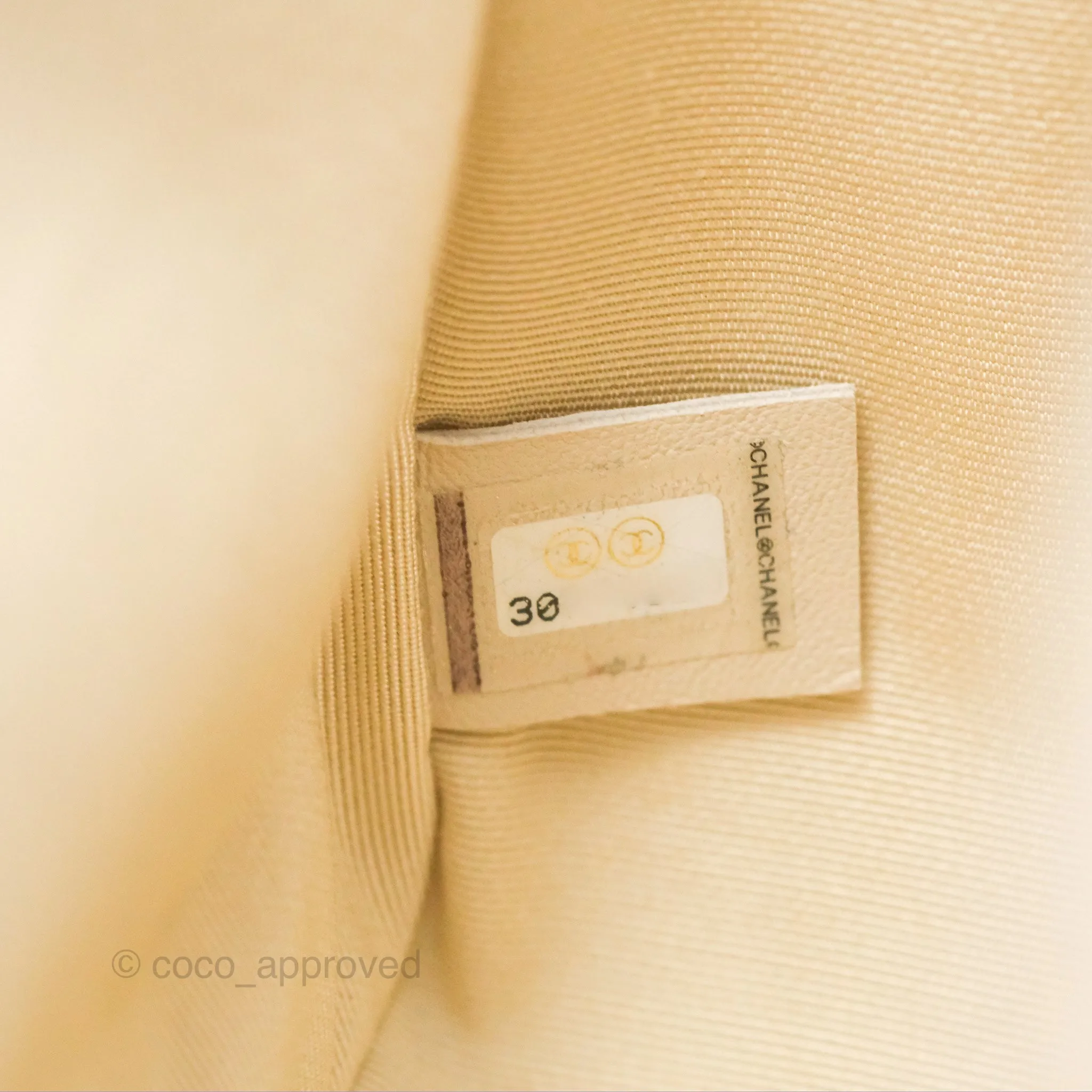 Chanel 19 Small Ivory Mixed Hardware