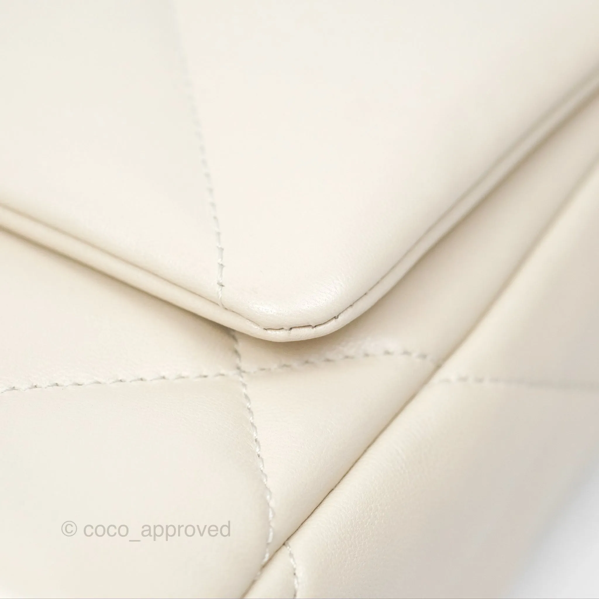 Chanel 19 Small Ivory Mixed Hardware