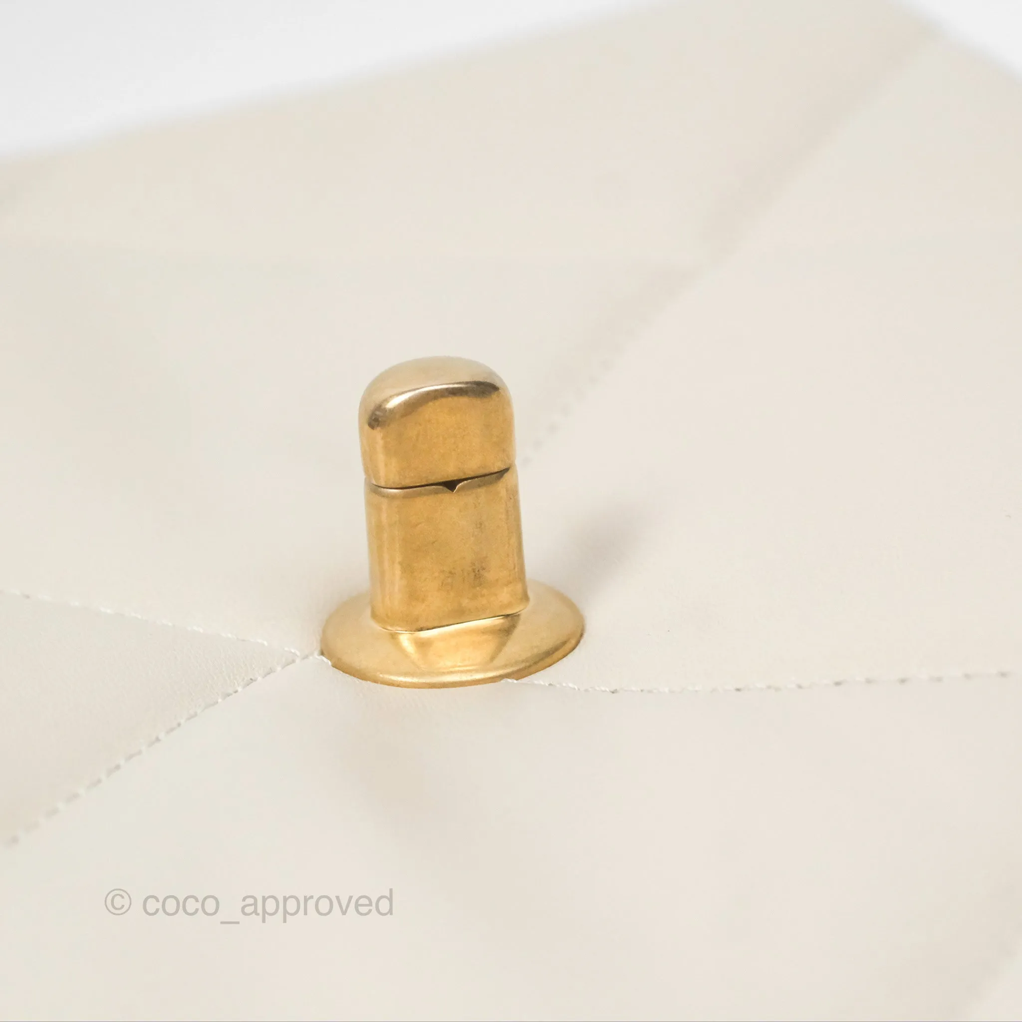 Chanel 19 Small Ivory Mixed Hardware