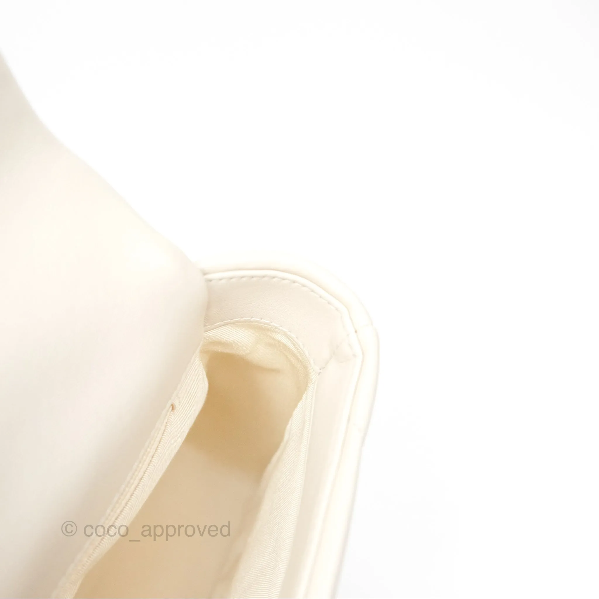 Chanel 19 Small Ivory Mixed Hardware