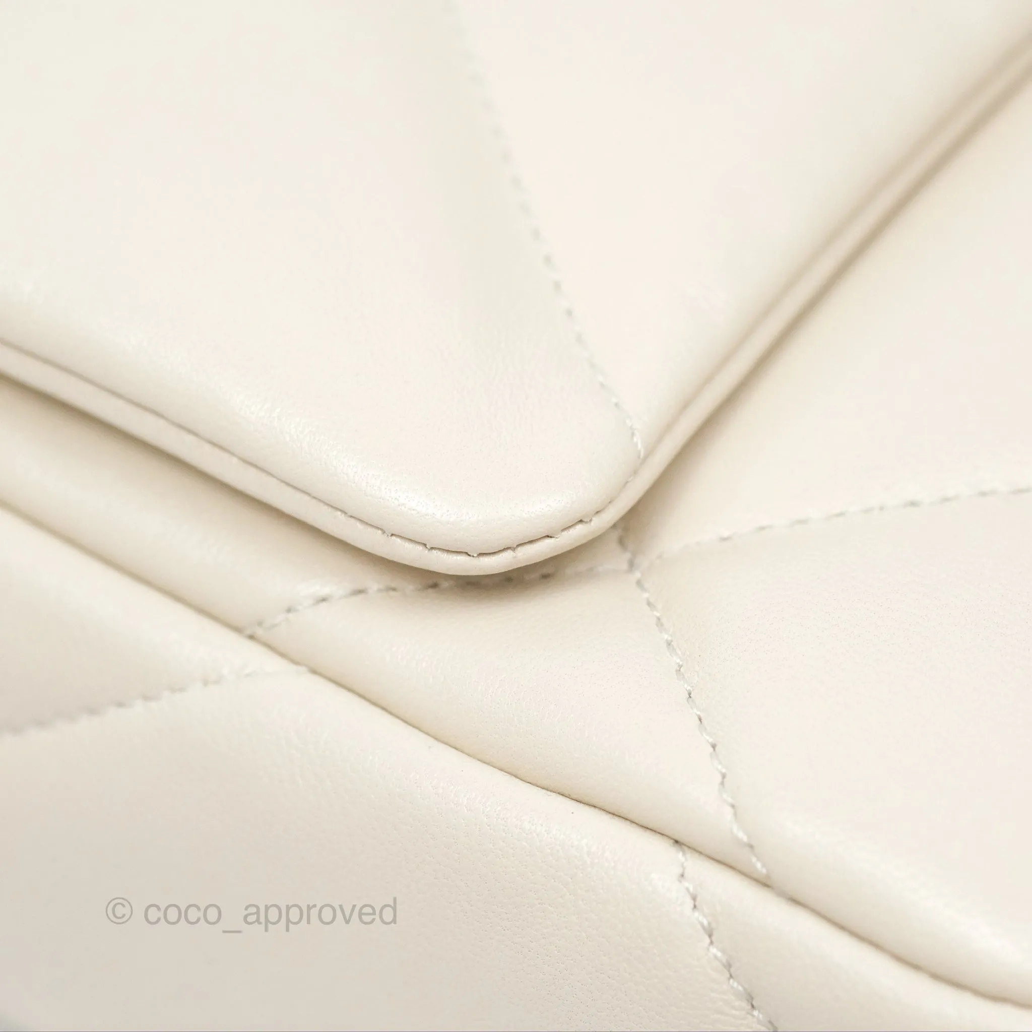 Chanel 19 Small Ivory Mixed Hardware