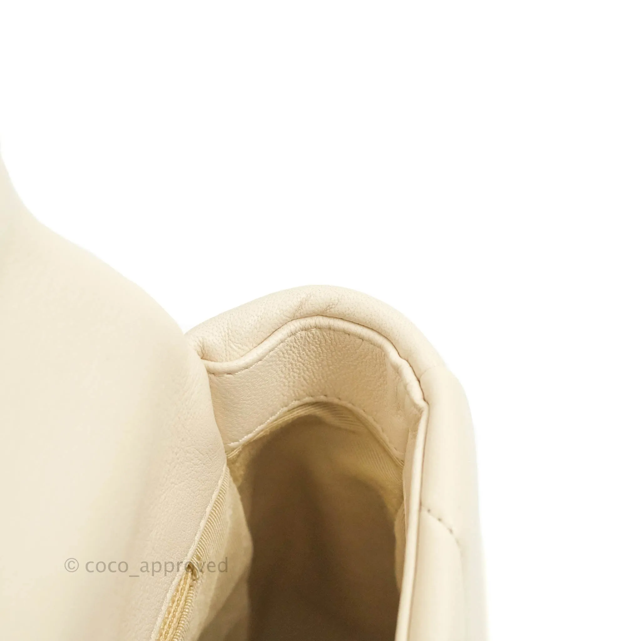 Chanel 19 Small Light Beige Lambskin Mixed Hardware 20C