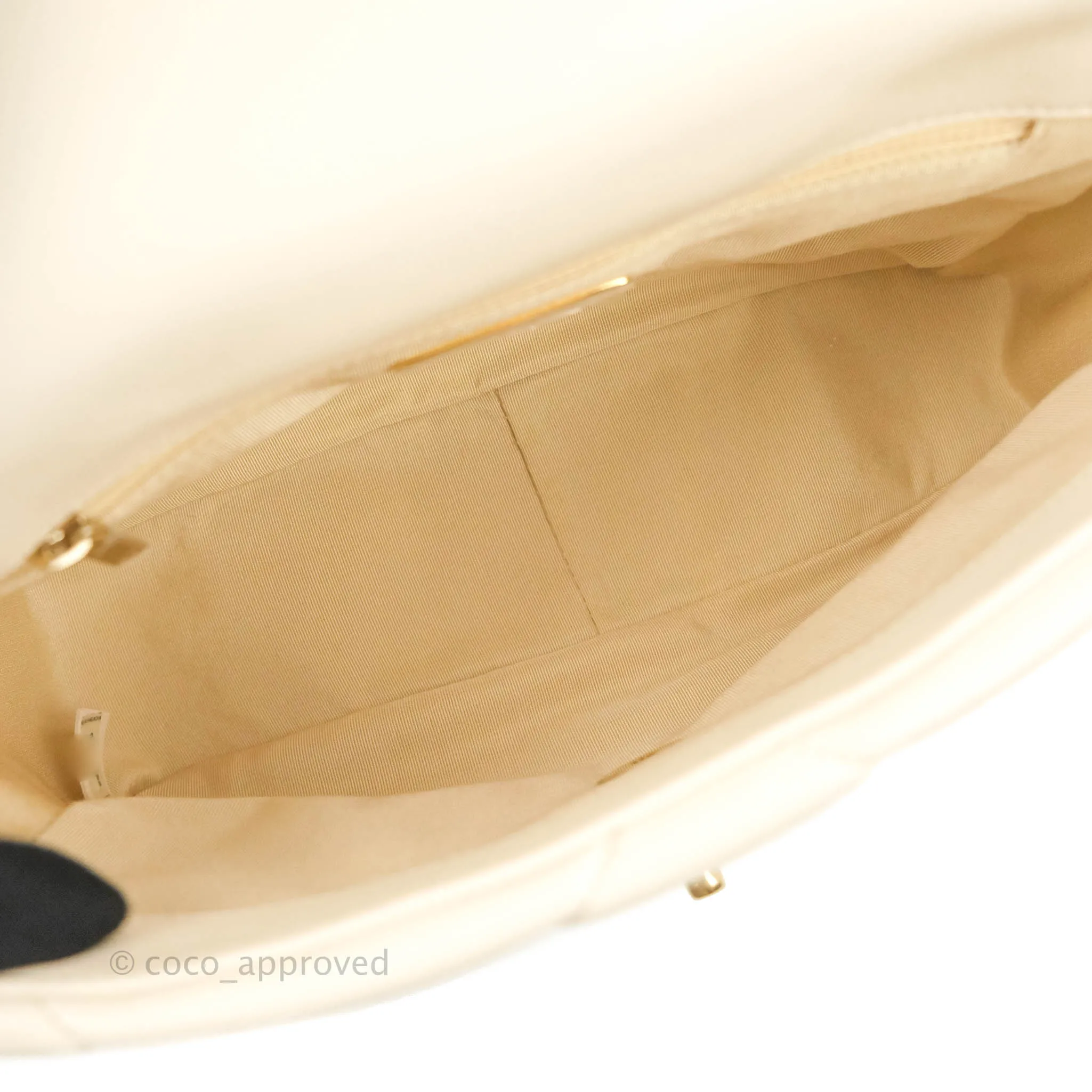 Chanel 19 Small Light Beige Lambskin Mixed Hardware 20C