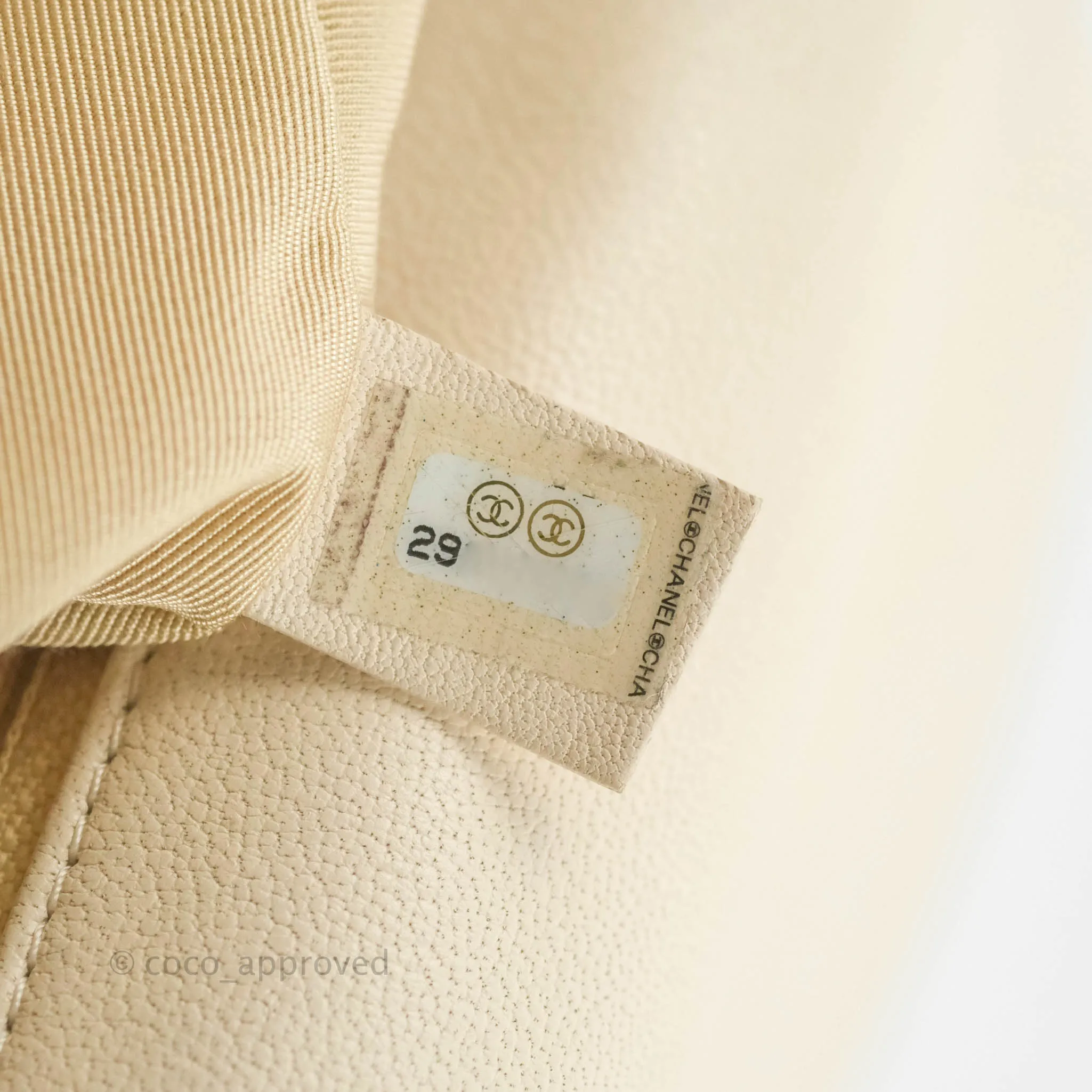 Chanel 19 Small Light Beige Lambskin Mixed Hardware 20C