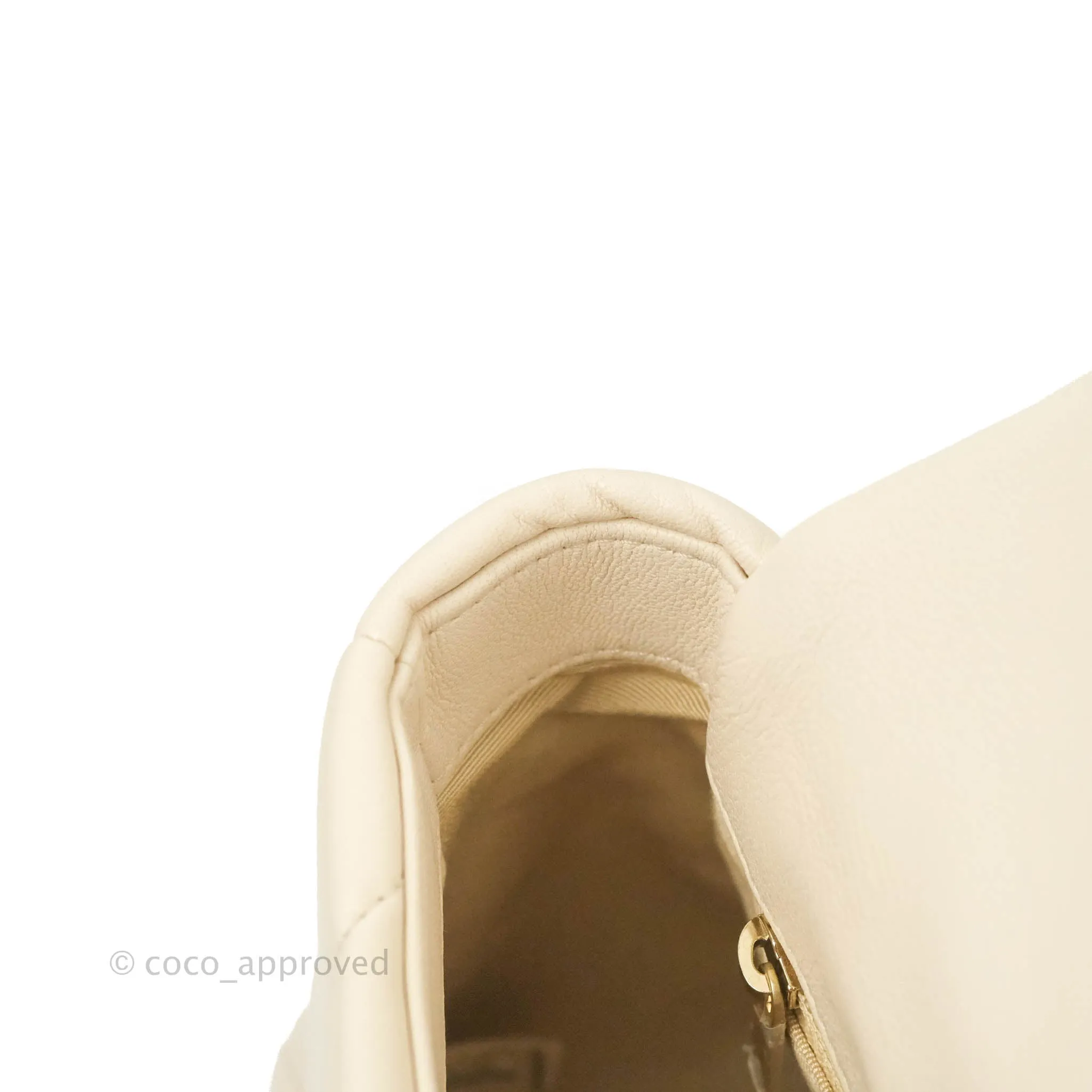 Chanel 19 Small Light Beige Lambskin Mixed Hardware 20C