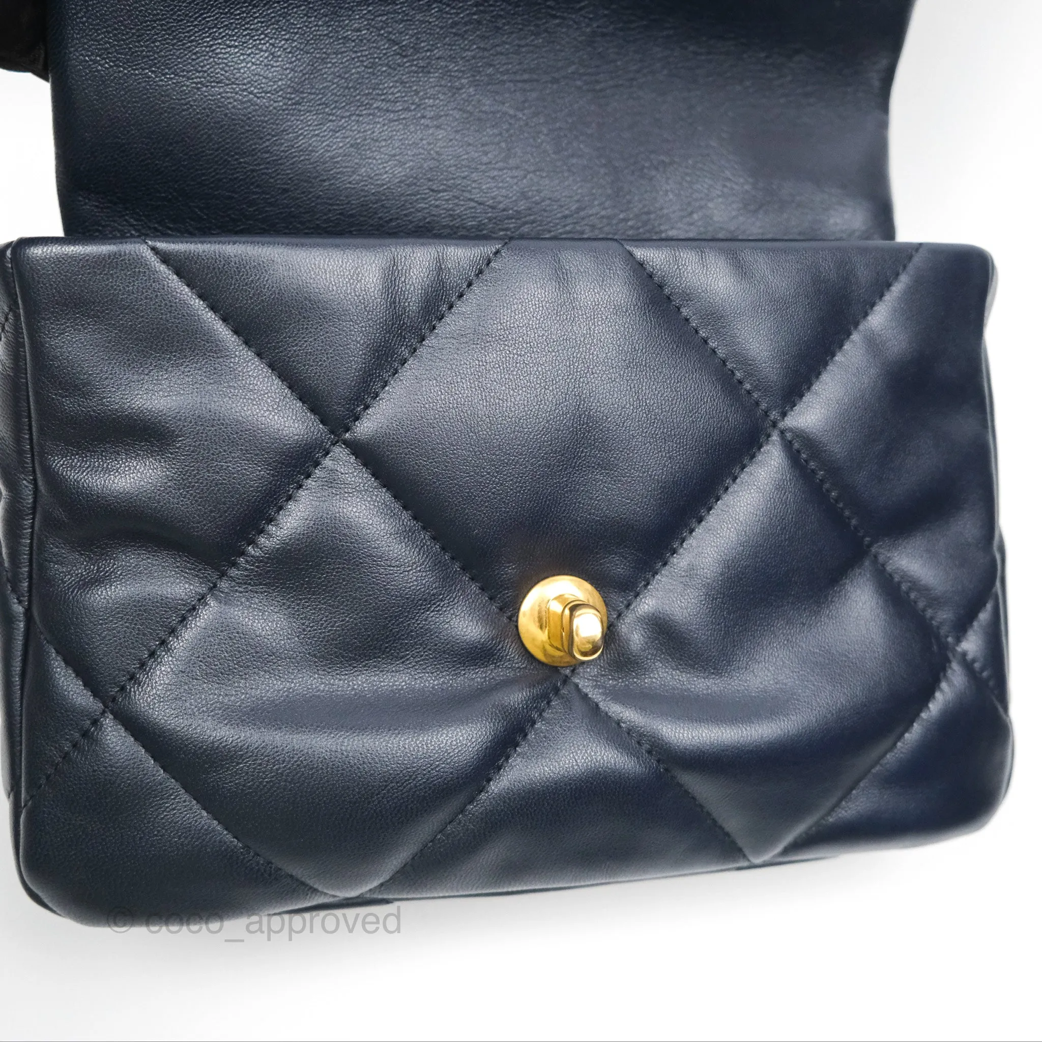 Chanel 19 Small Navy Mixed Hardware