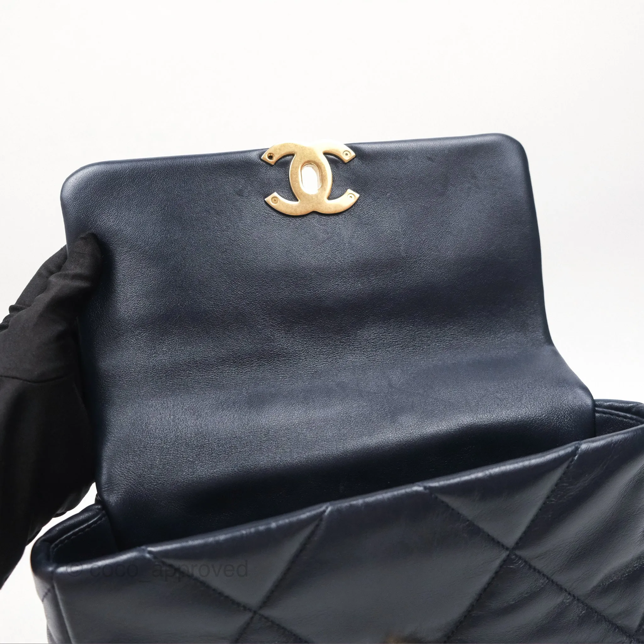 Chanel 19 Small Navy Mixed Hardware