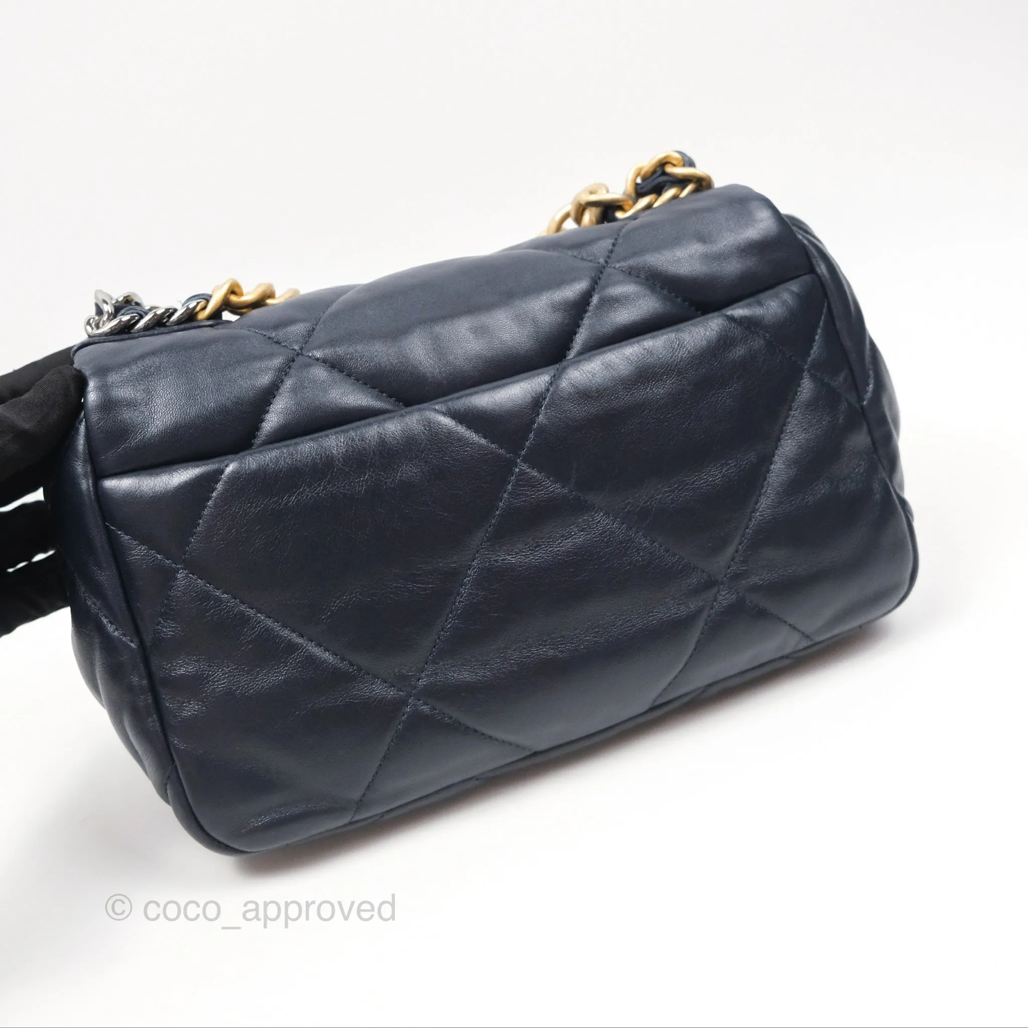 Chanel 19 Small Navy Mixed Hardware