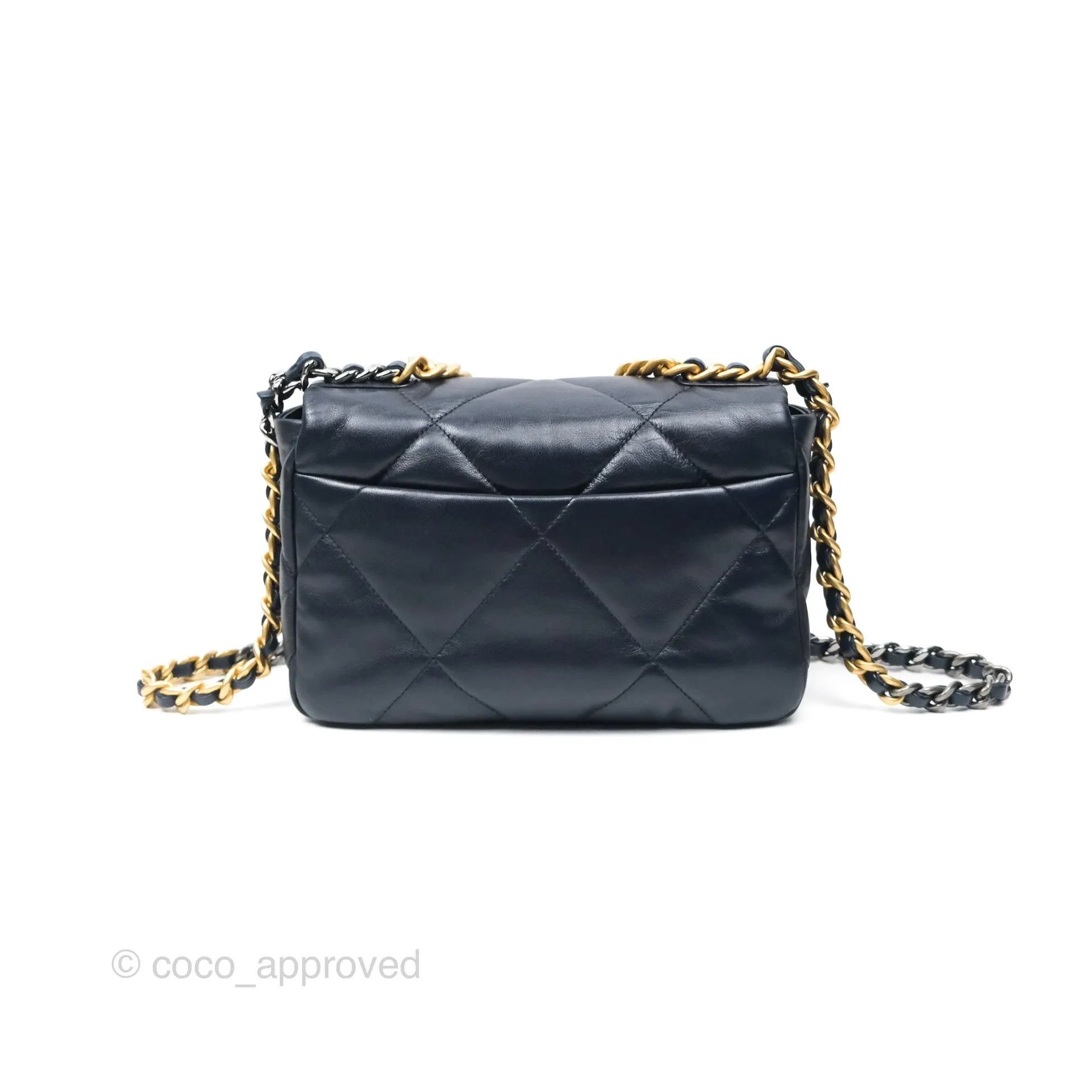 Chanel 19 Small Navy Mixed Hardware