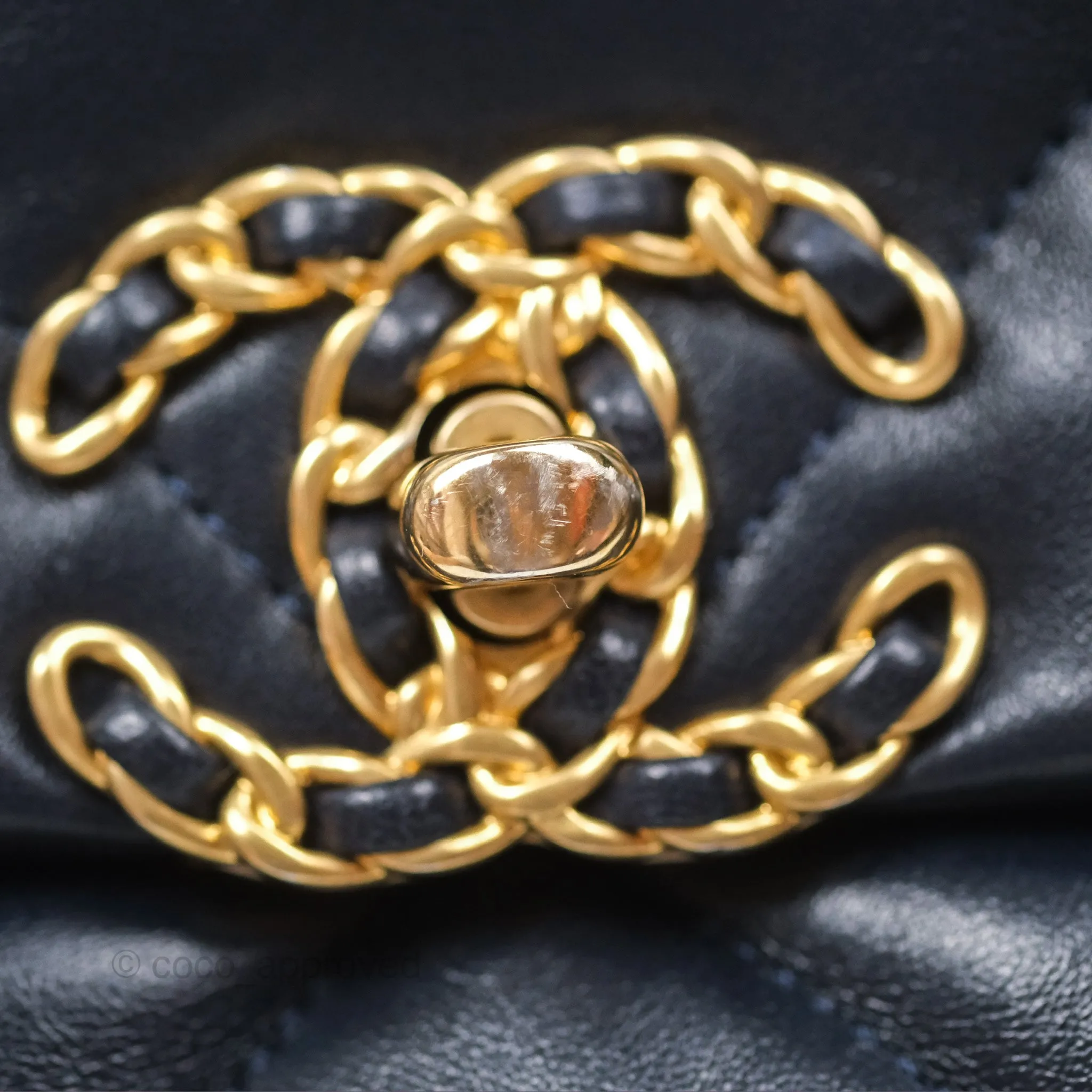Chanel 19 Small Navy Mixed Hardware