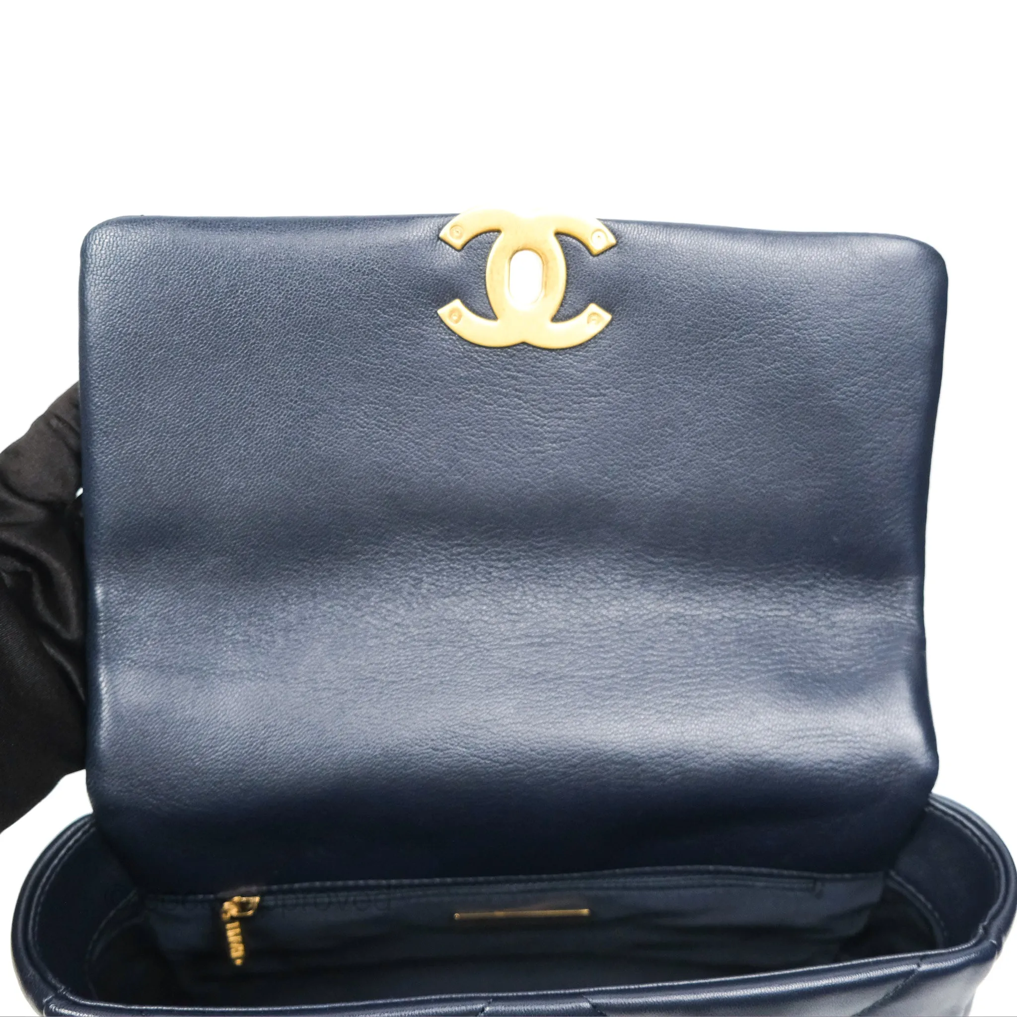 Chanel 19 Small Navy Mixed Hardware
