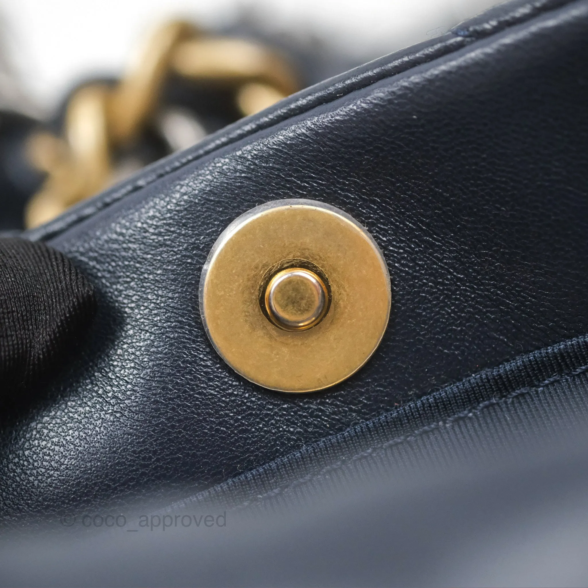 Chanel 19 Small Navy Mixed Hardware
