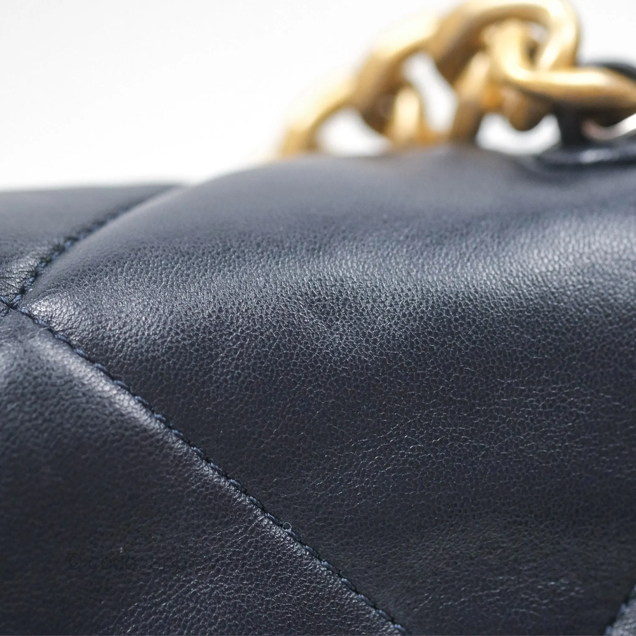 Chanel 19 Small Navy Mixed Hardware