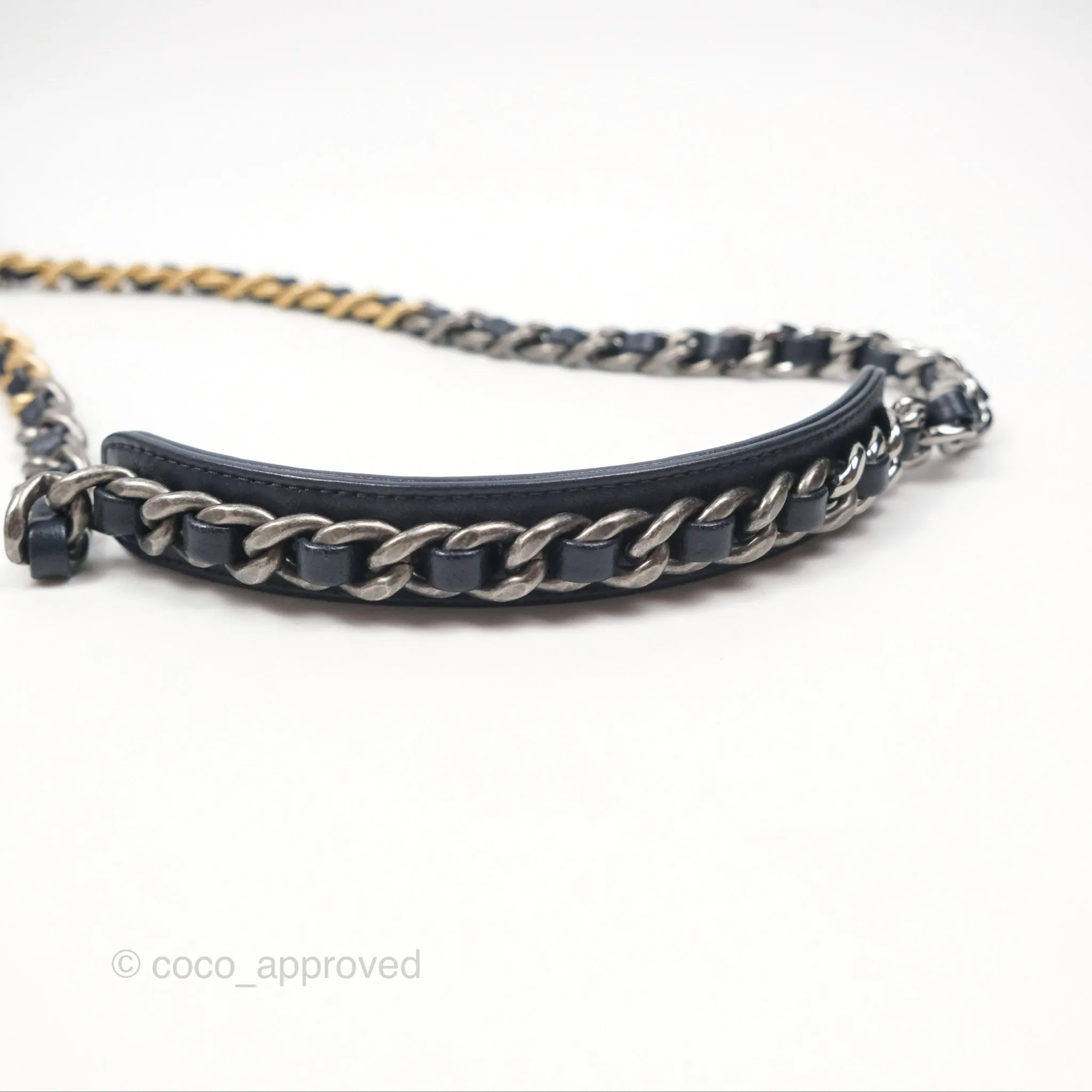 Chanel 19 Small Navy Mixed Hardware