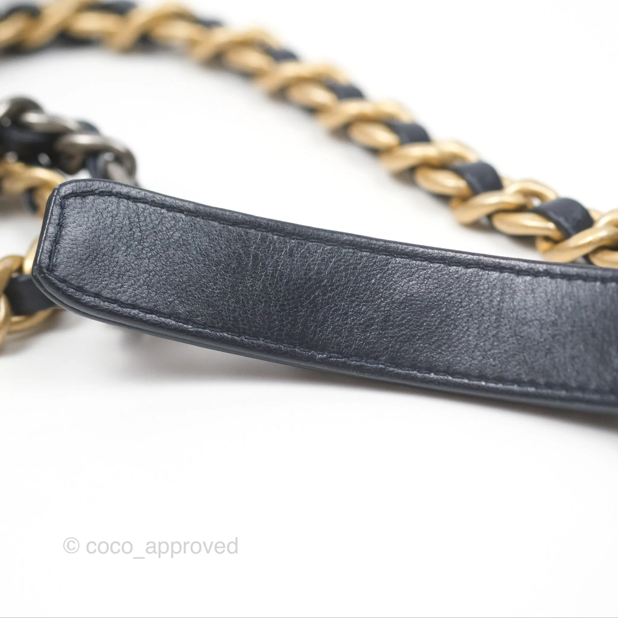 Chanel 19 Small Navy Mixed Hardware