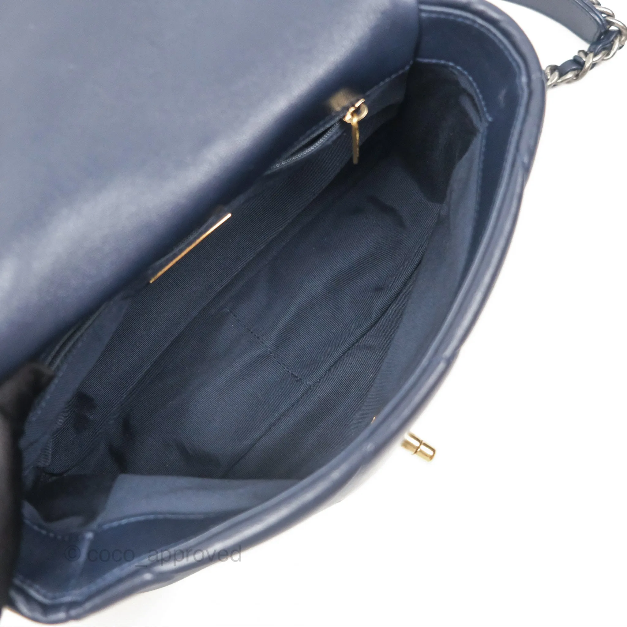 Chanel 19 Small Navy Mixed Hardware