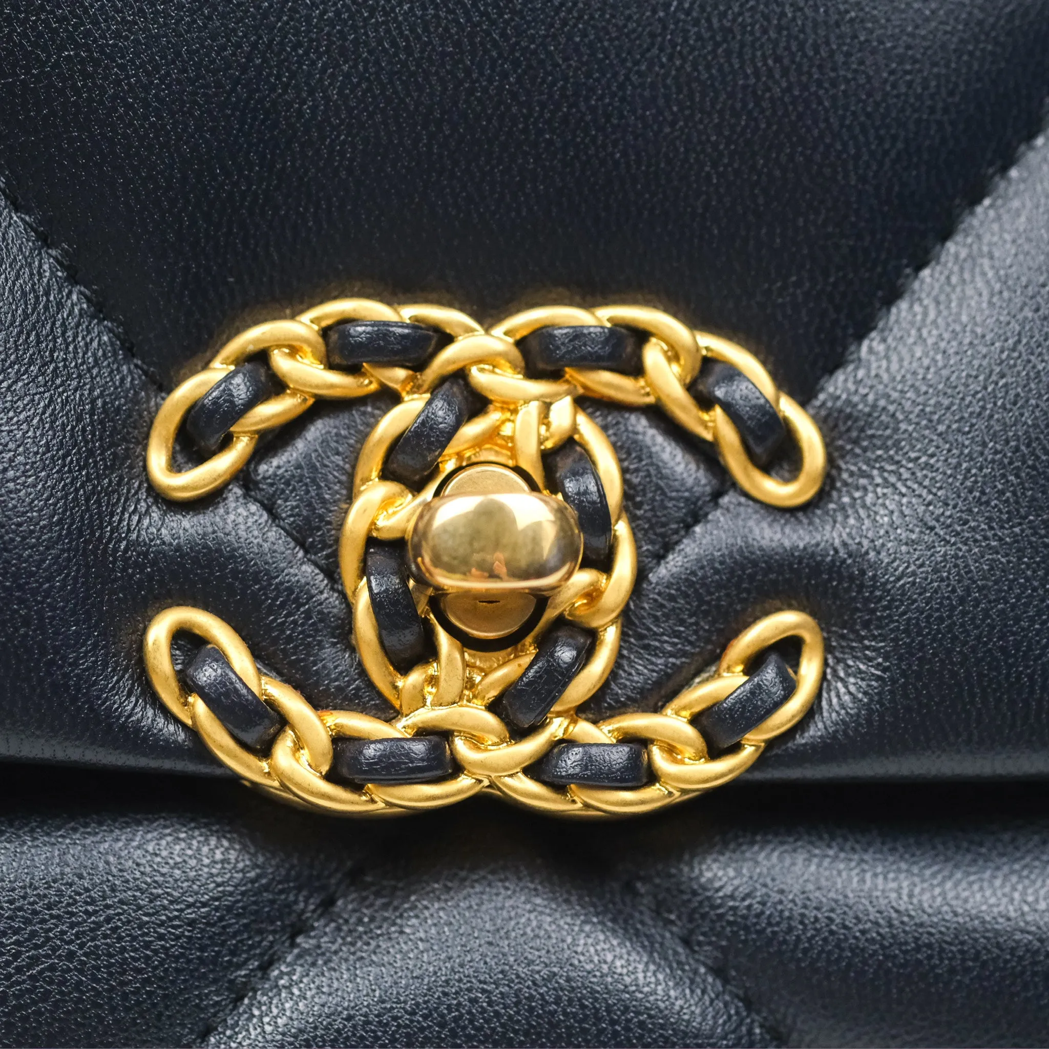 Chanel 19 Small Navy Mixed Hardware