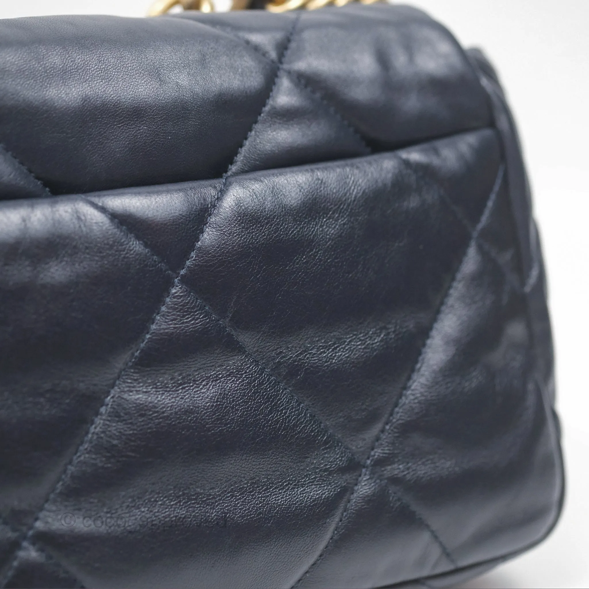 Chanel 19 Small Navy Mixed Hardware