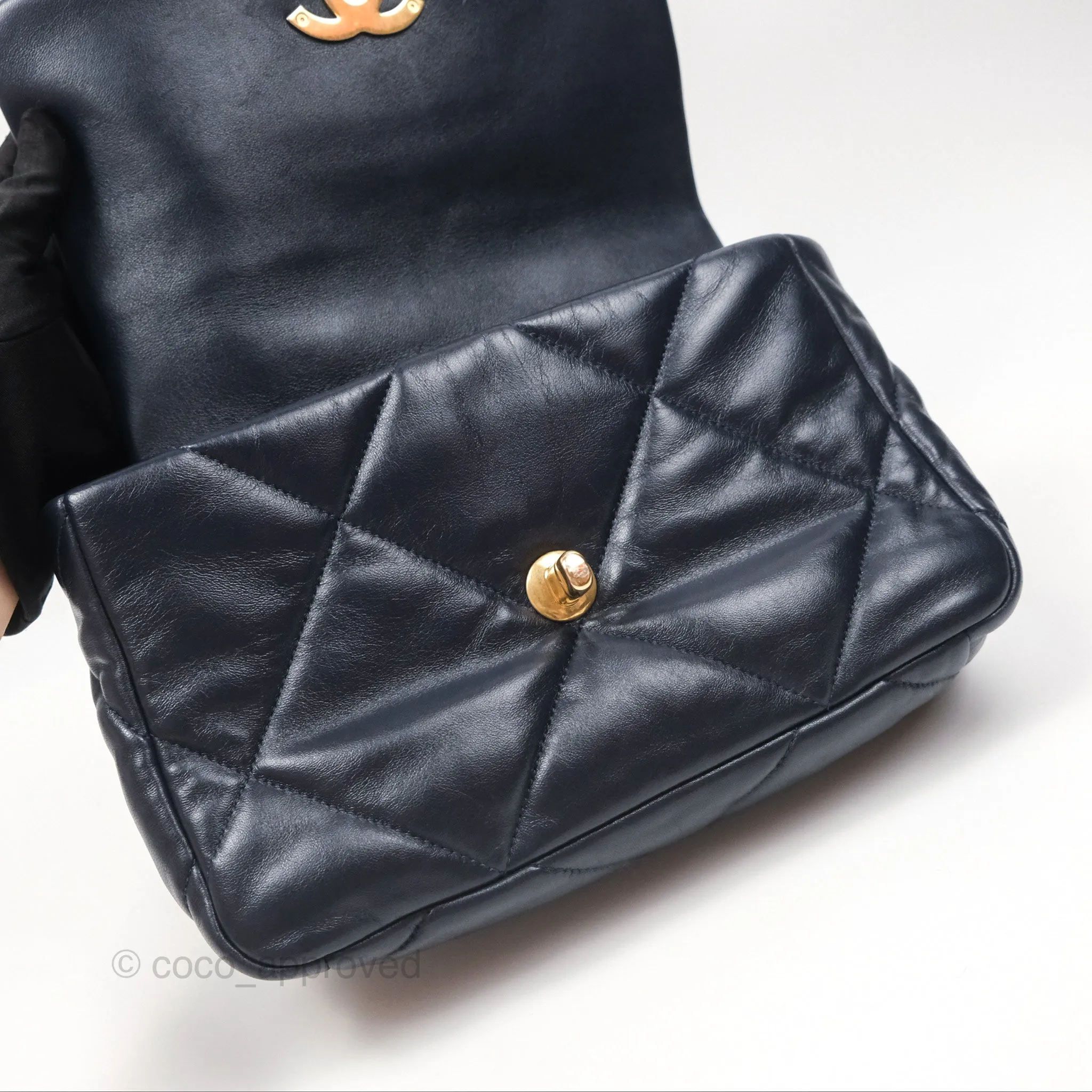 Chanel 19 Small Navy Mixed Hardware