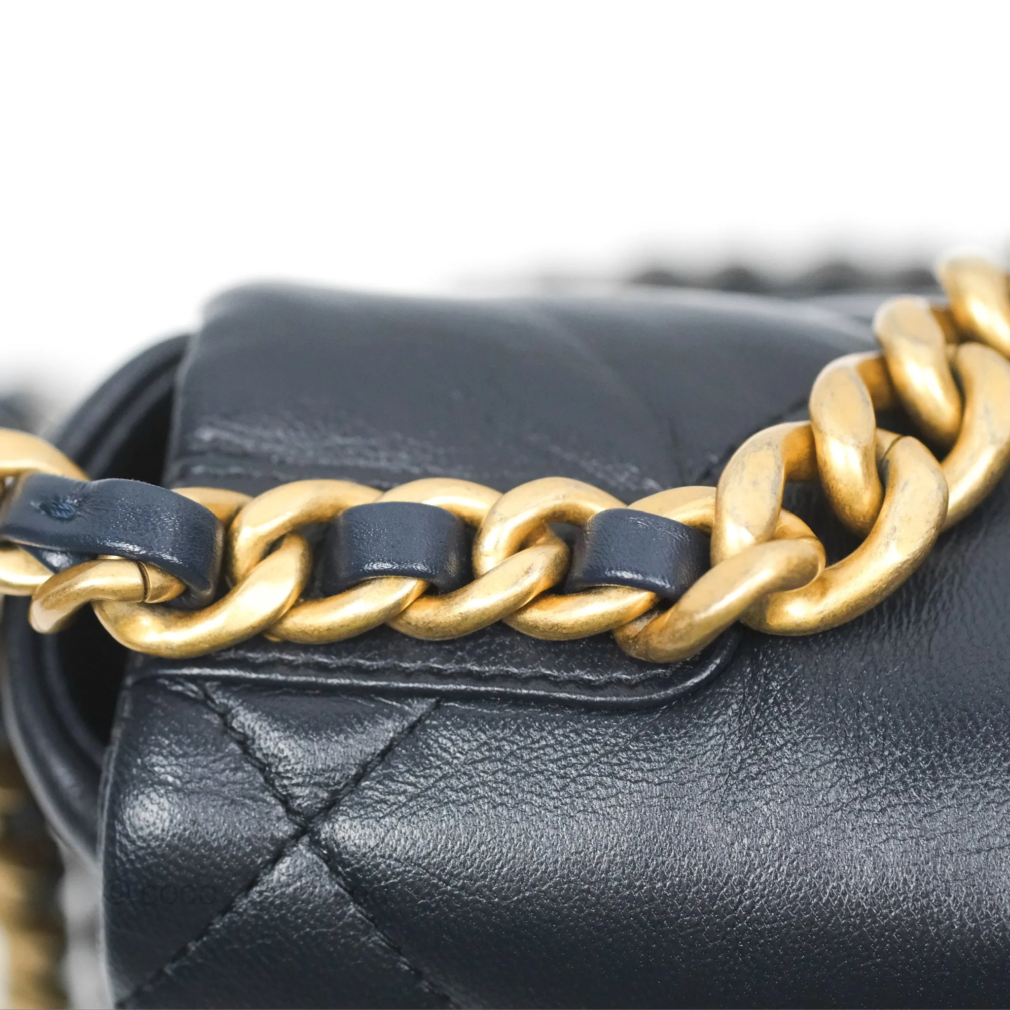 Chanel 19 Small Navy Mixed Hardware
