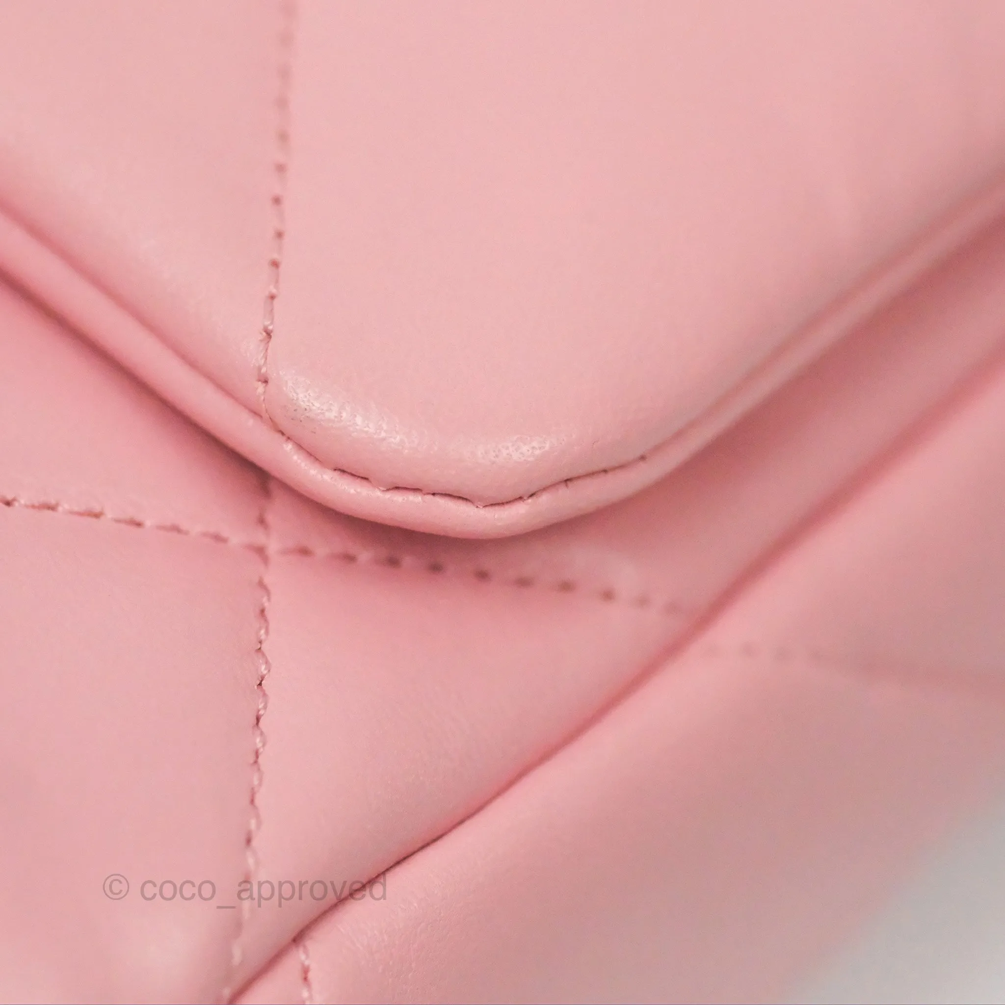 Chanel 19 Small Pink Lambskin Mixed Hardware