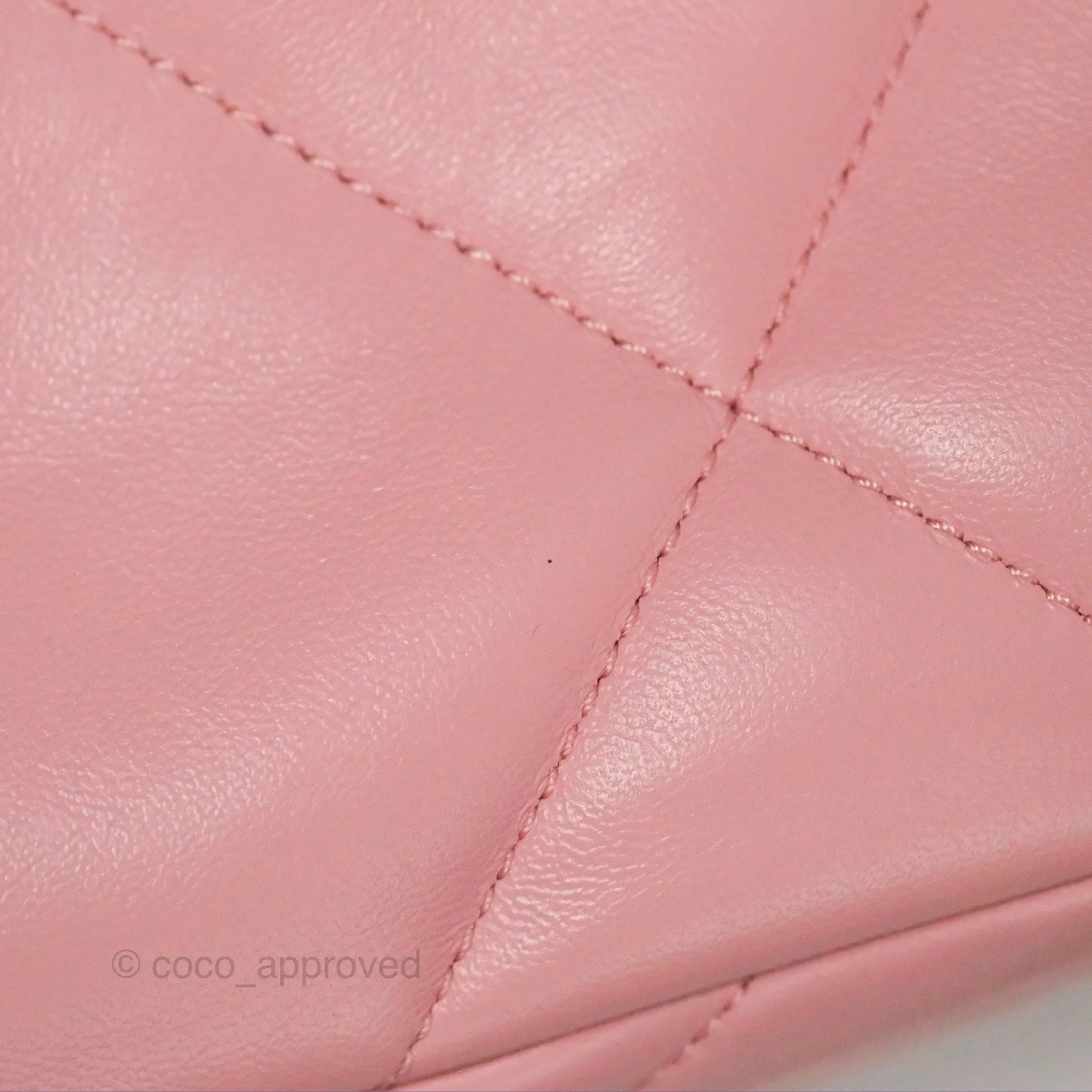 Chanel 19 Small Pink Lambskin Mixed Hardware