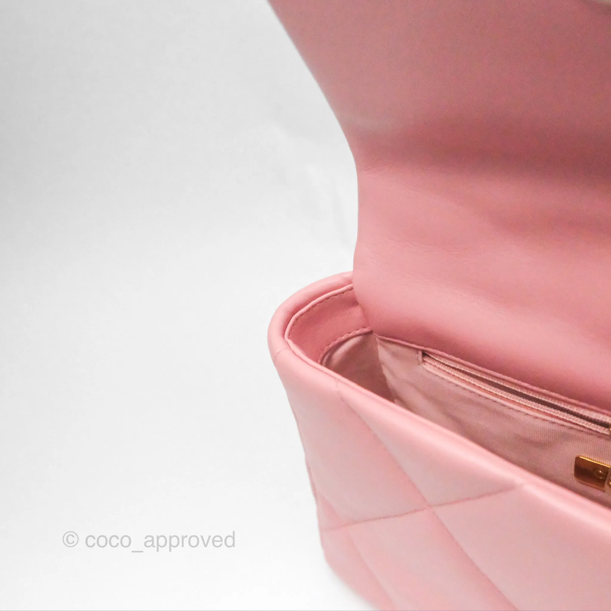 Chanel 19 Small Pink Lambskin Mixed Hardware