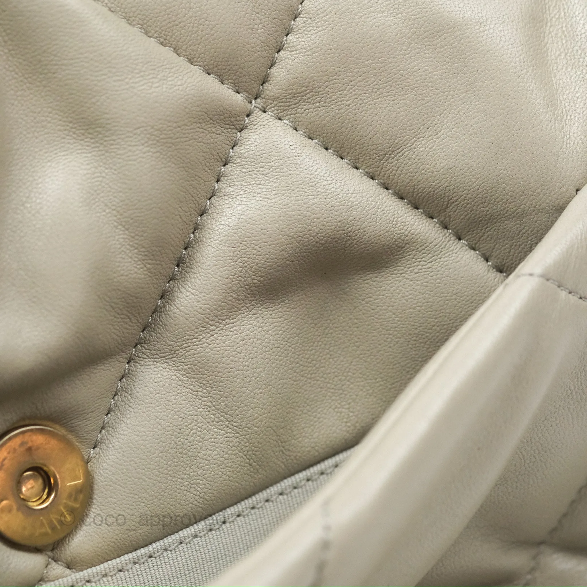 Chanel 19 Small Sage Green Mixed Hardware