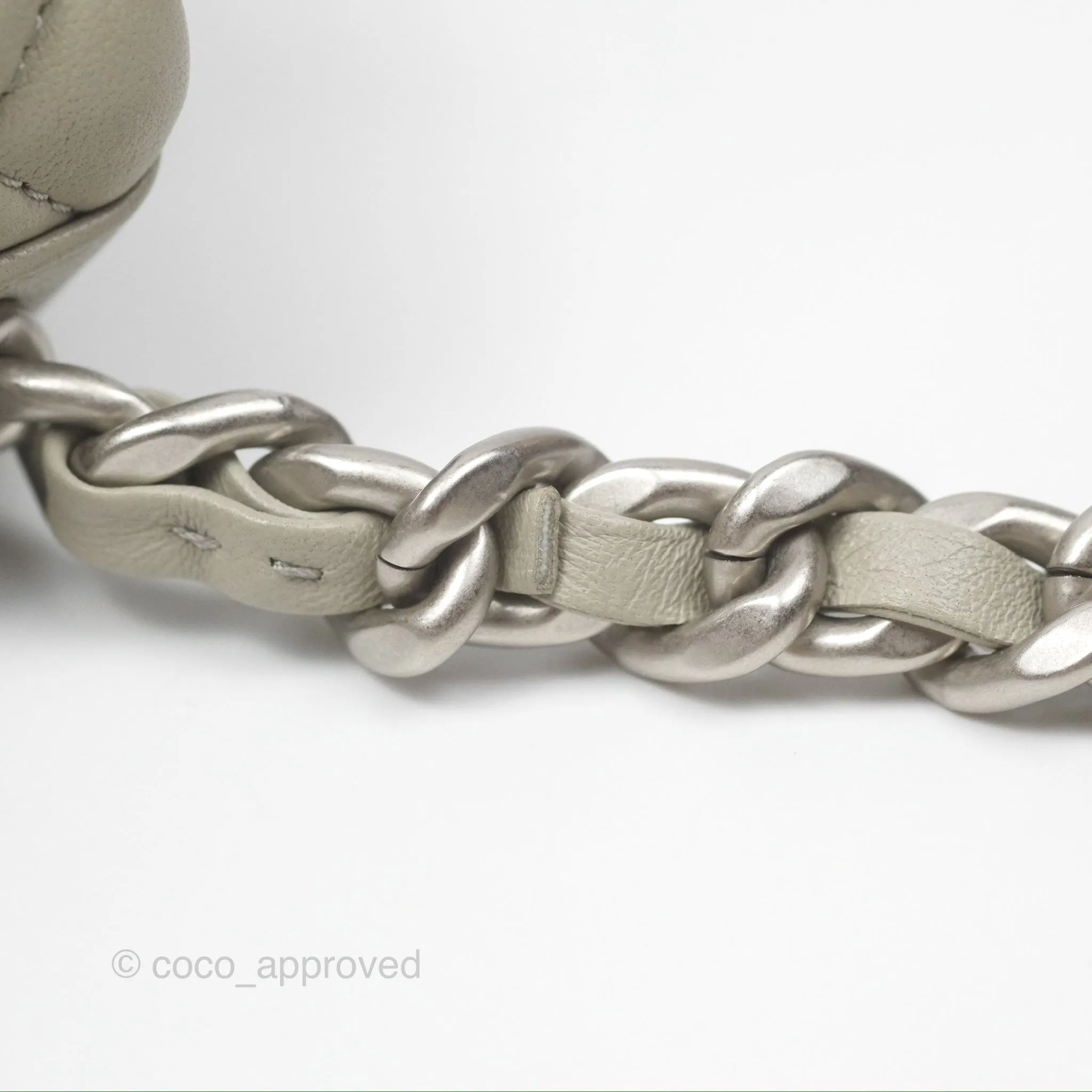 Chanel 19 Small Sage Green Mixed Hardware