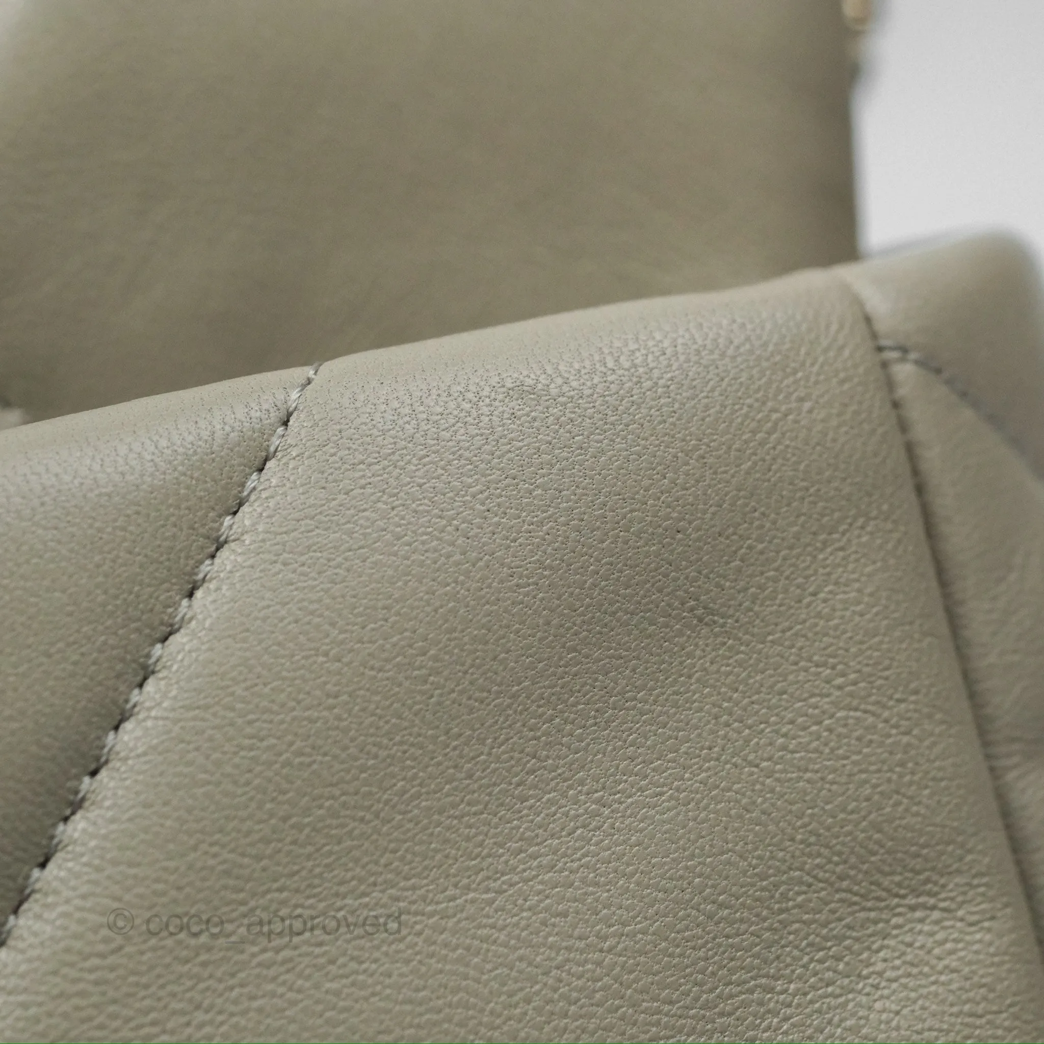 Chanel 19 Small Sage Green Mixed Hardware