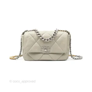 Chanel 19 Small Sage Green Mixed Hardware