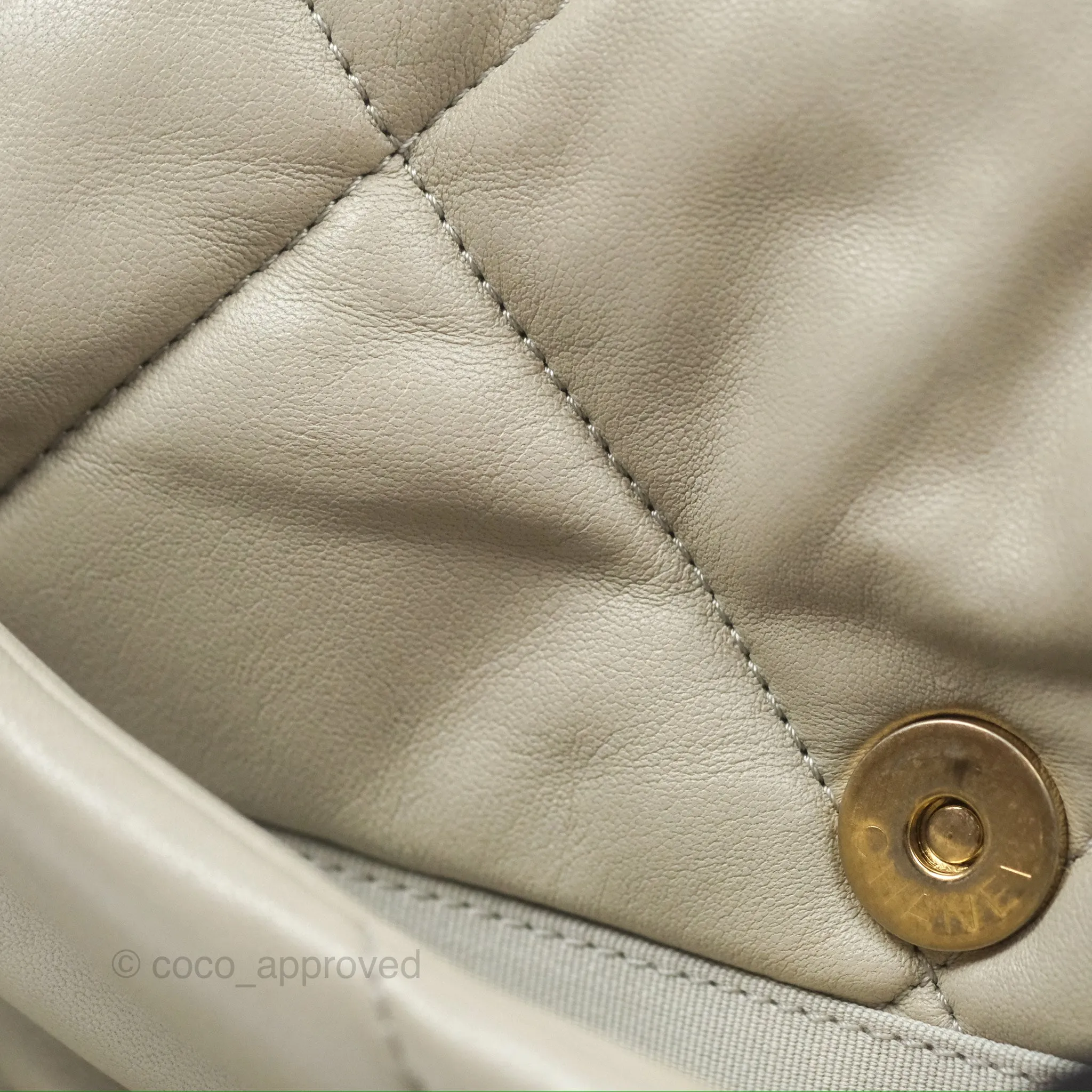 Chanel 19 Small Sage Green Mixed Hardware