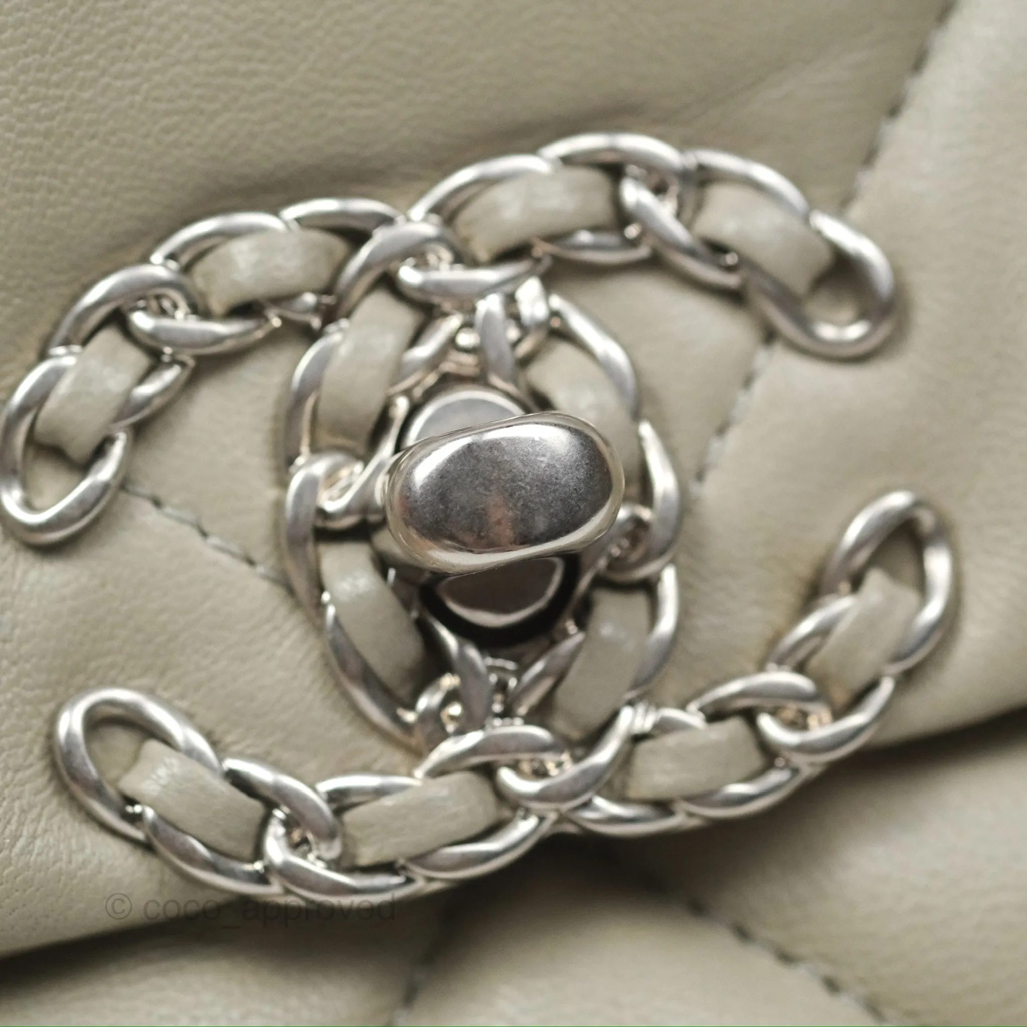 Chanel 19 Small Sage Green Mixed Hardware