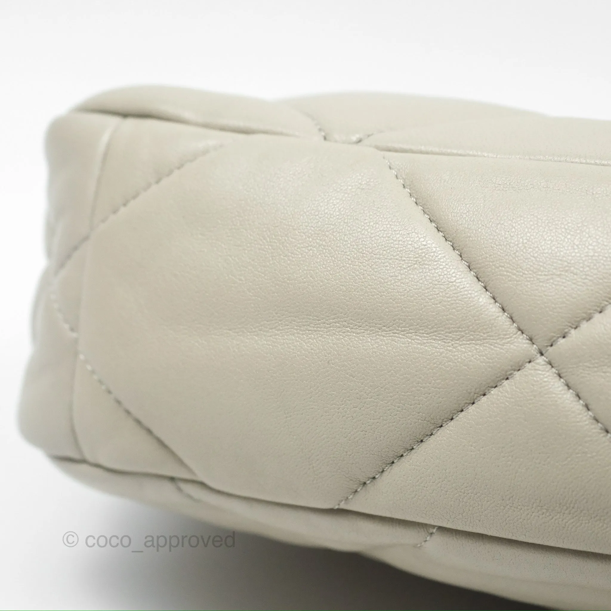 Chanel 19 Small Sage Green Mixed Hardware