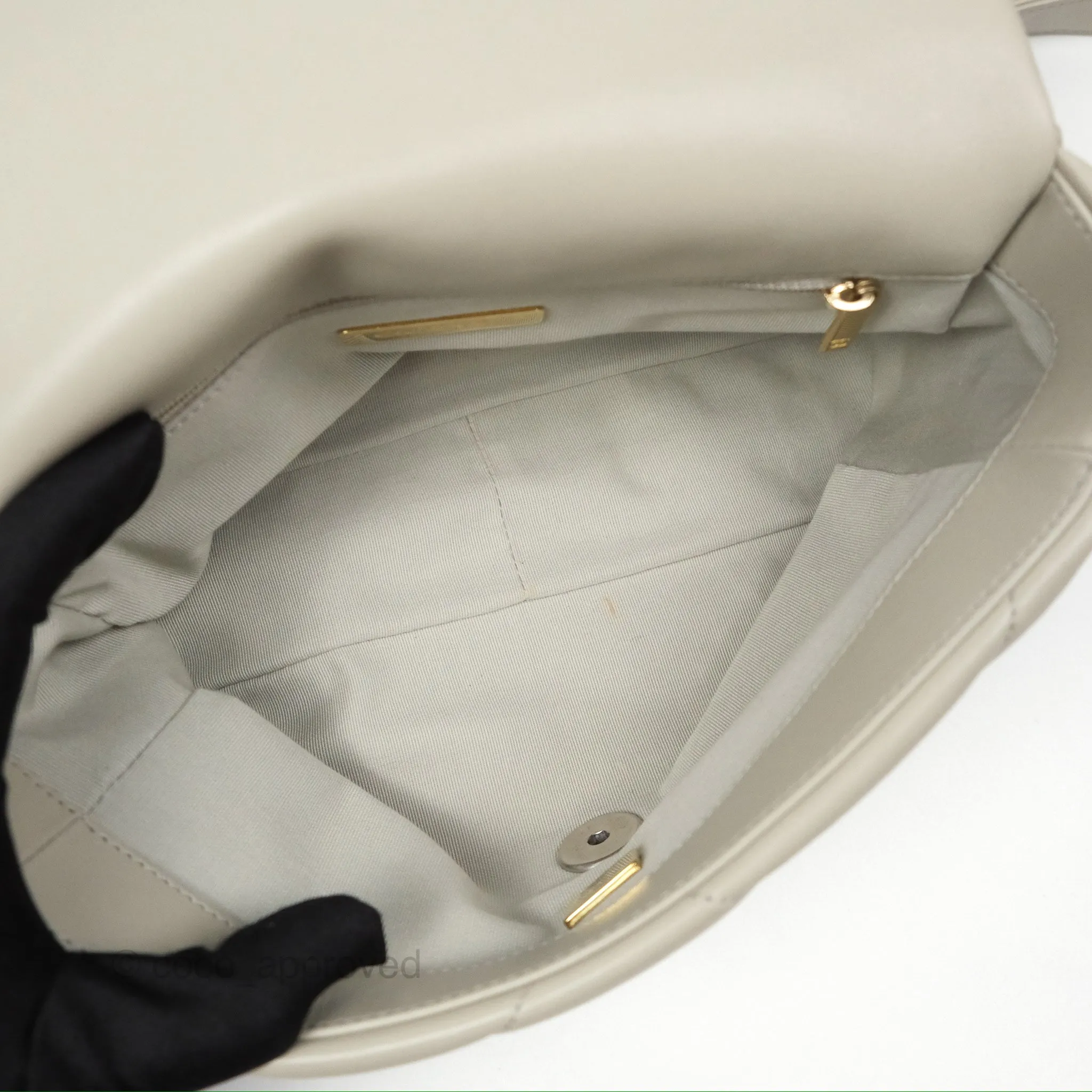 Chanel 19 Small Sage Green Mixed Hardware