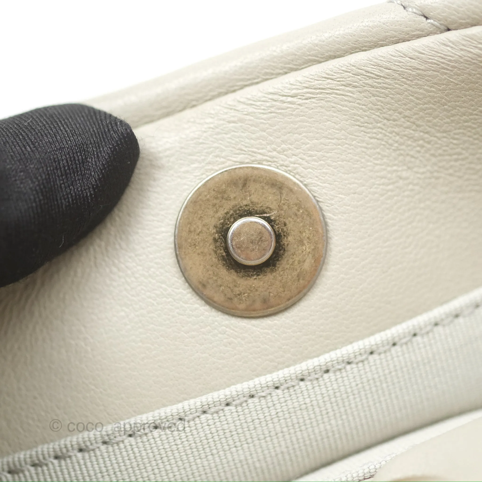 Chanel 19 Small Sage Green Mixed Hardware