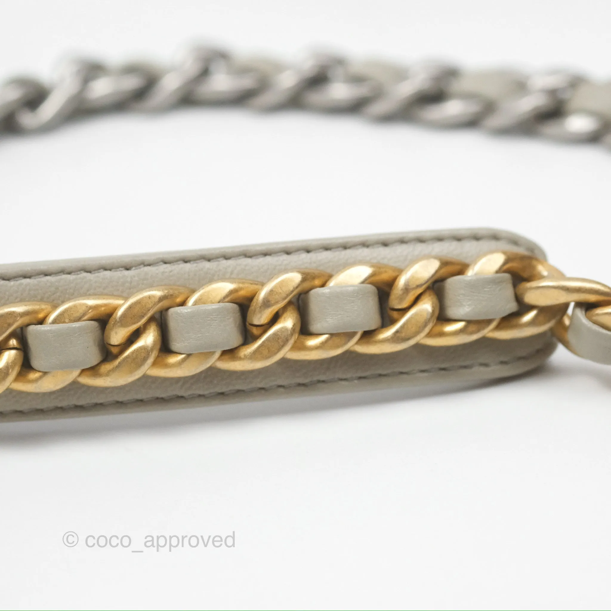 Chanel 19 Small Sage Green Mixed Hardware