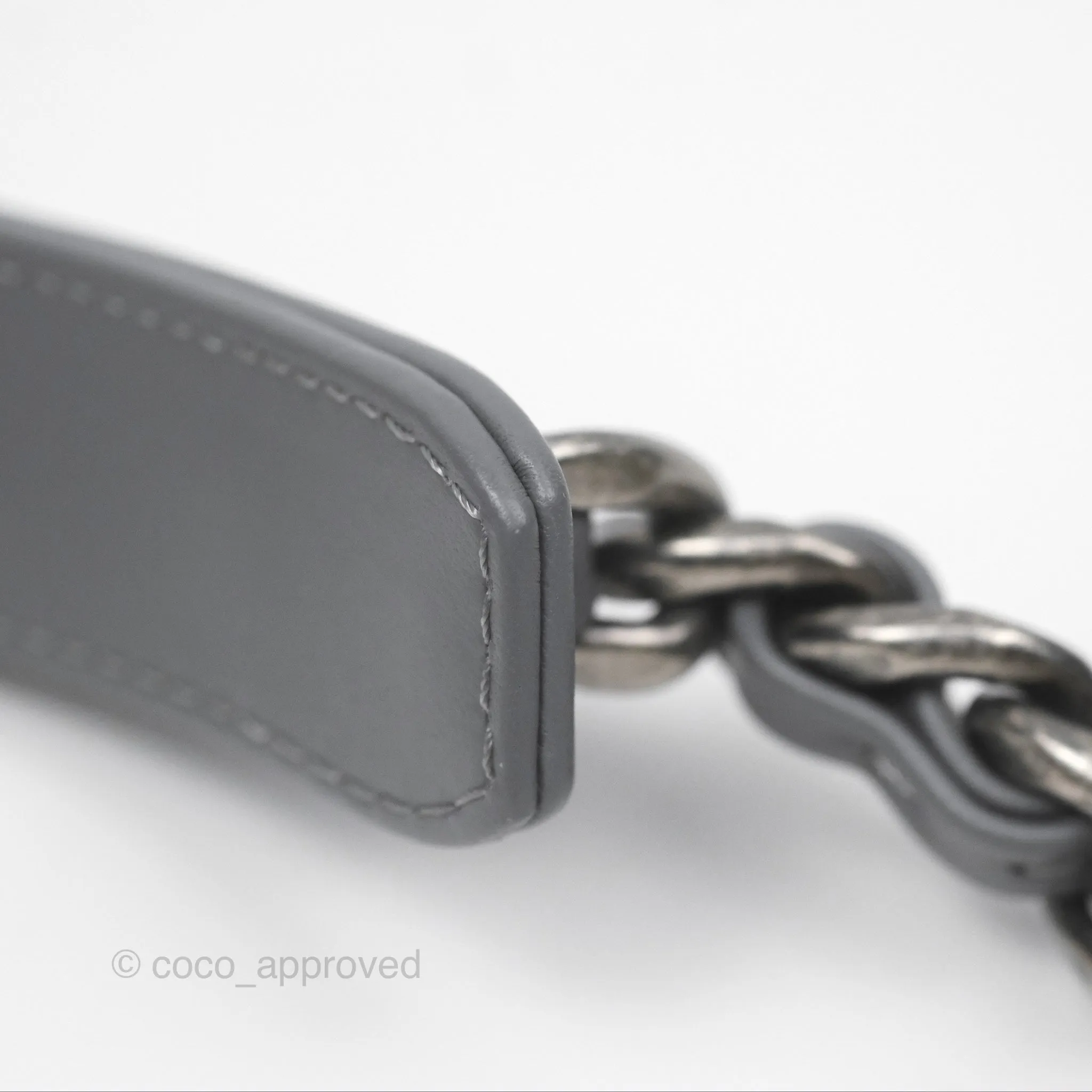 Chanel 19 Small Tweed Grey Mixed Hardware
