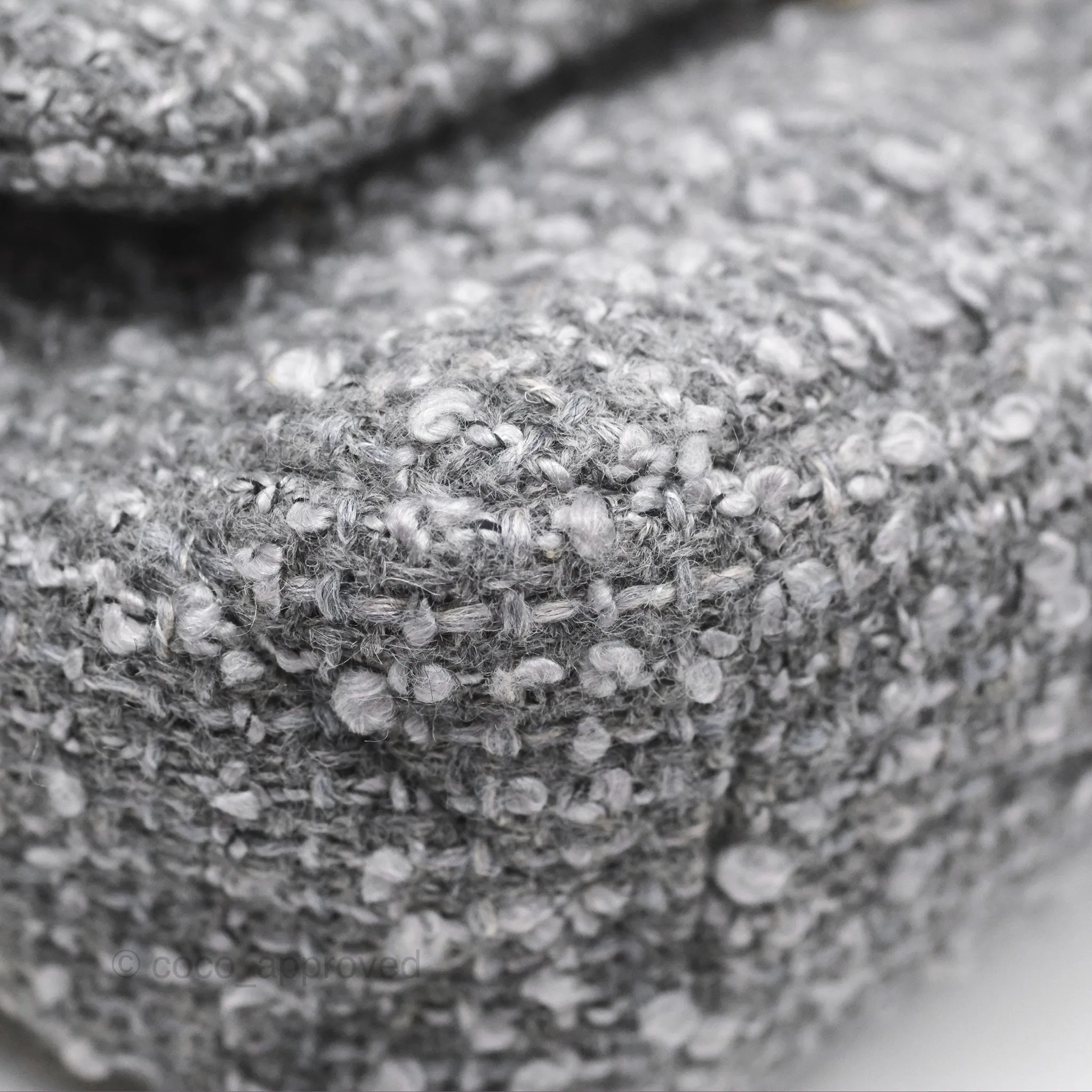 Chanel 19 Small Tweed Grey Mixed Hardware