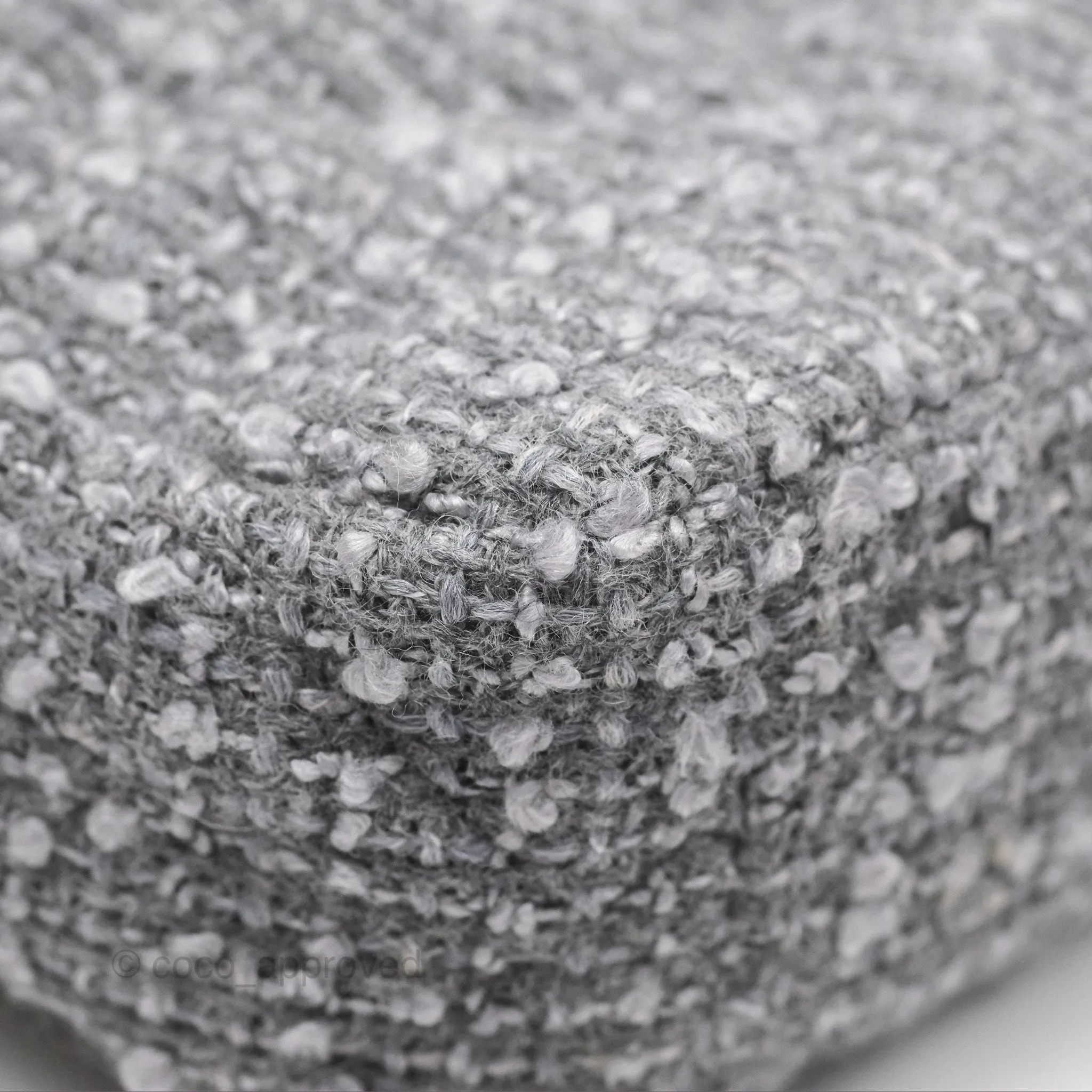 Chanel 19 Small Tweed Grey Mixed Hardware
